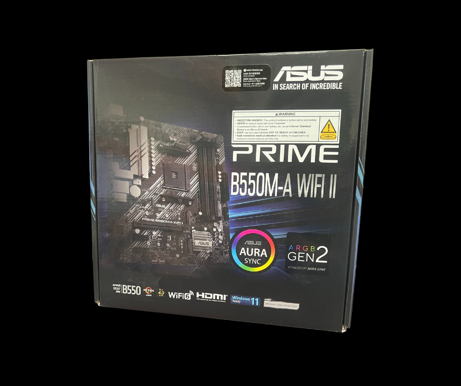 ASUS Prime B550M A WiFi II Motherboard AMD AM4 PCIe 4.0 WiFi 6 for Ryzen