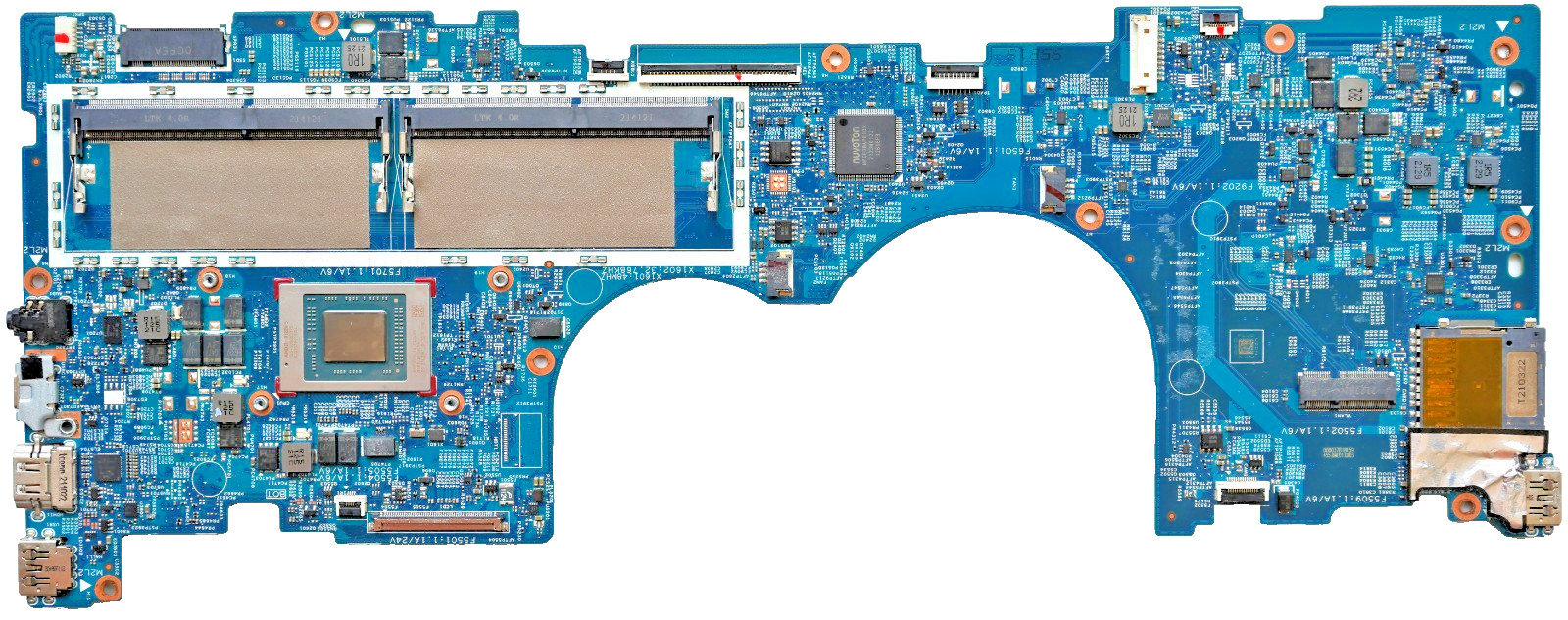 M45487-601 For HP Envy 15m-eu0013dx Ryzen 5 5500U 2.1GHz 203037-2 Motherboard