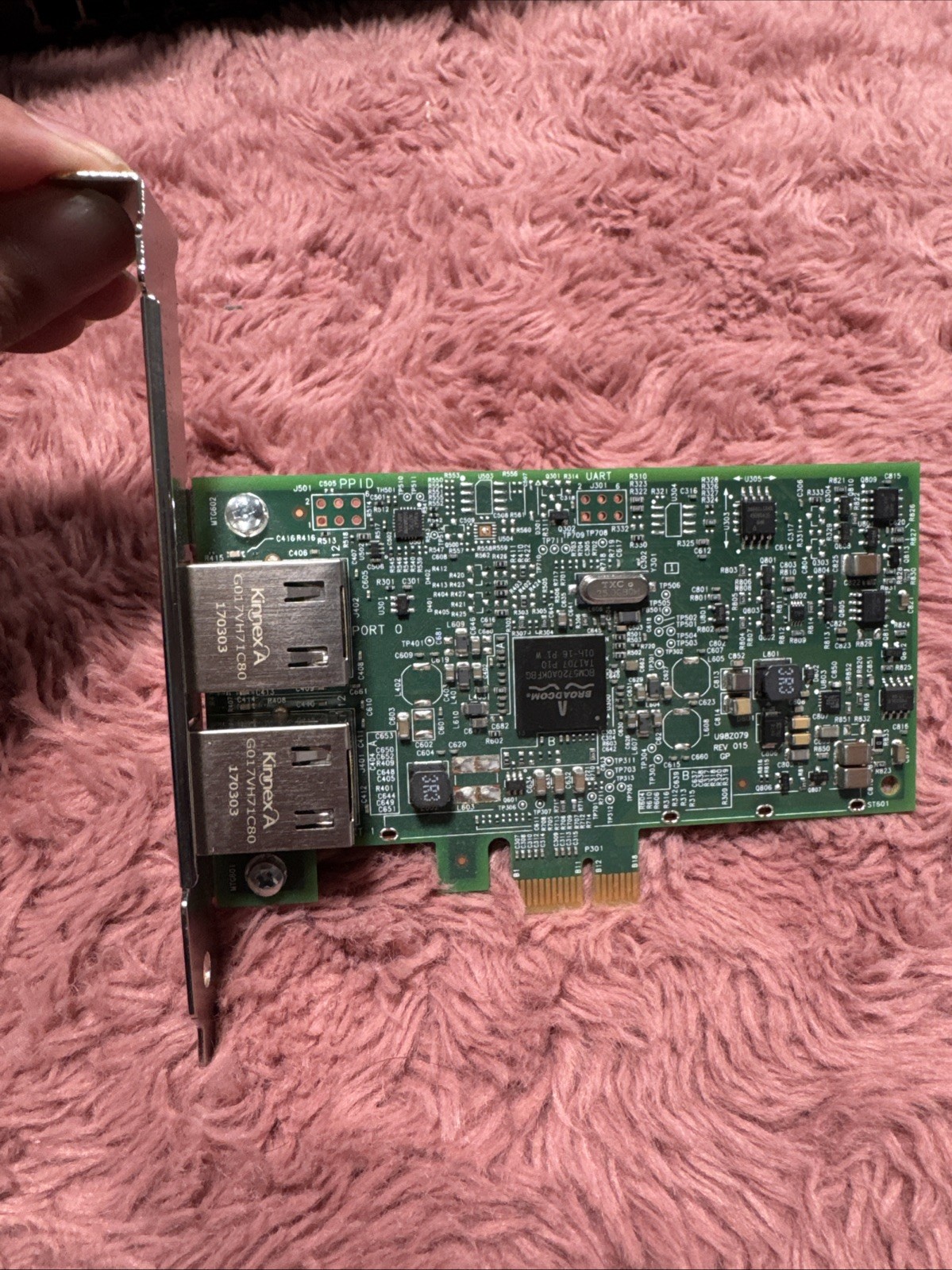 Dell Kinnex A G017vH71C80.   170303 Ethernet Adapter Card