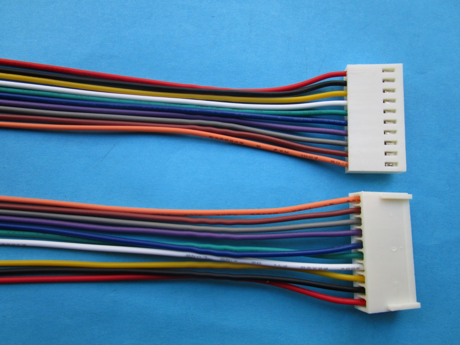 10 pcs 2510 Pitch 2.54mm 10 Pin Female Connector with 26AWG 300mm Leads Cable