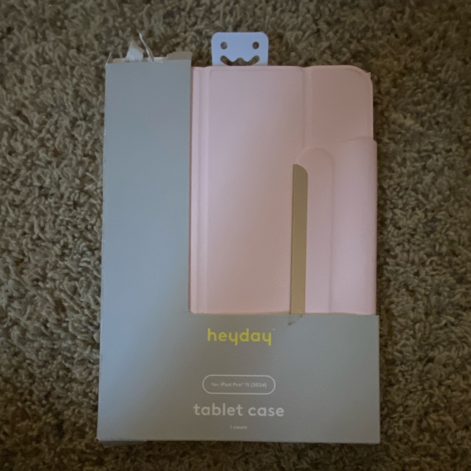 heyday Pink Folding Folio Case w/ Integrated Stand for Apple iPad Pro 11 (2024)