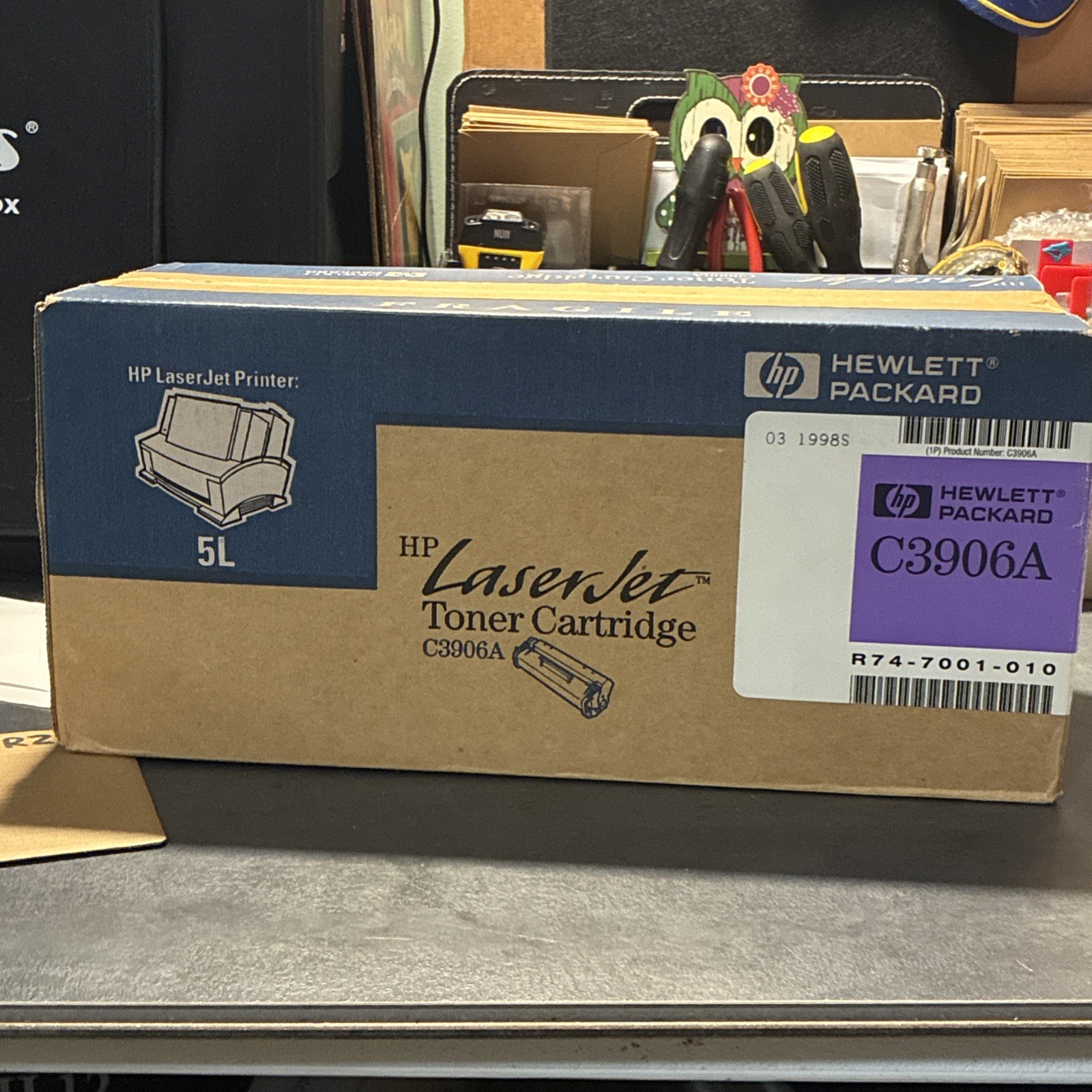 Genuine HP 06A C3906A HP LaserJet 5L  Vintage Old Box Hewlett Packard 1998