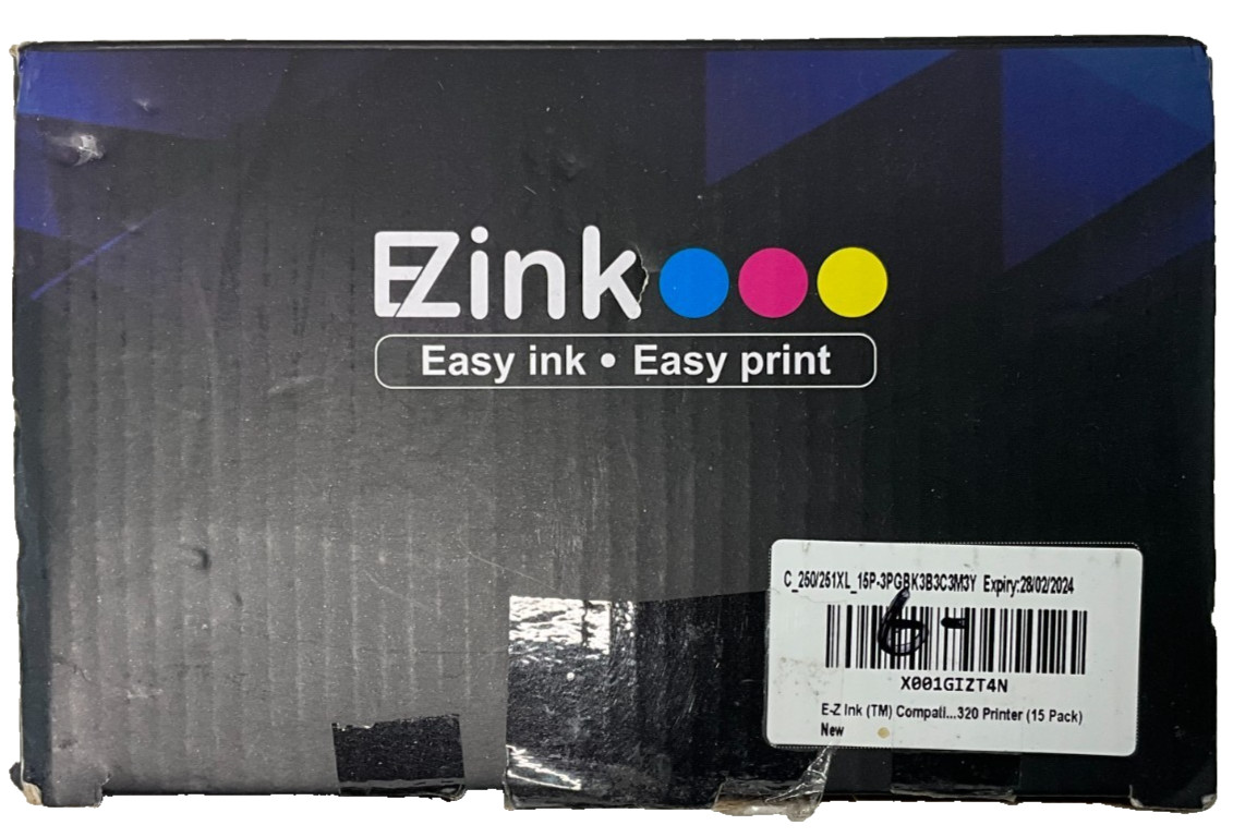 17 Pack Canon 250XL 251XL Compatible Ink Cartridges EZink New Sealed MX922