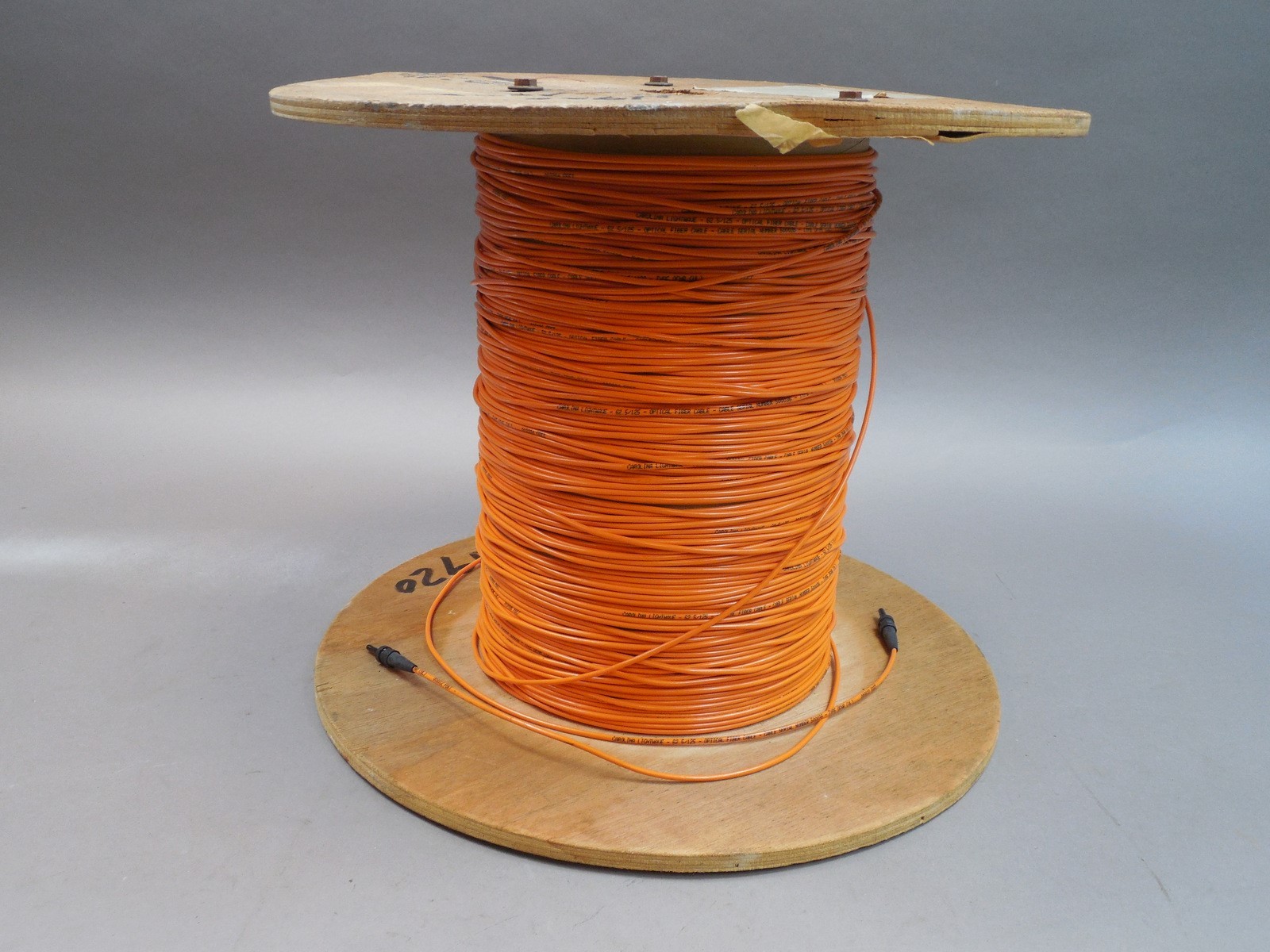 NOS - Spool of 300+ Feet Carolina Lightwave 62.5/125u Optical Fiber Cable OFNR