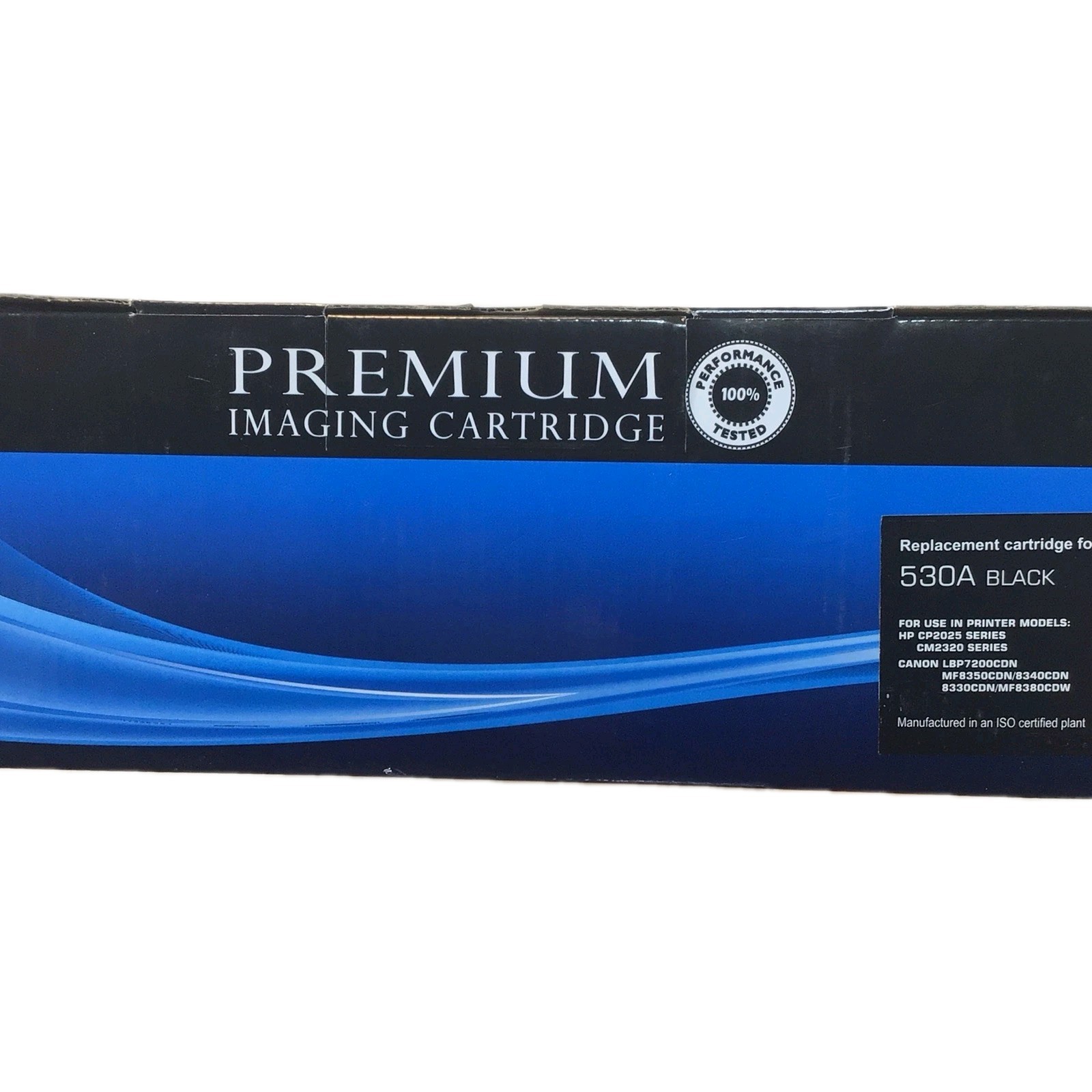 530A Black, Premium Replacement Toner Cartridge, For HP/Cannon