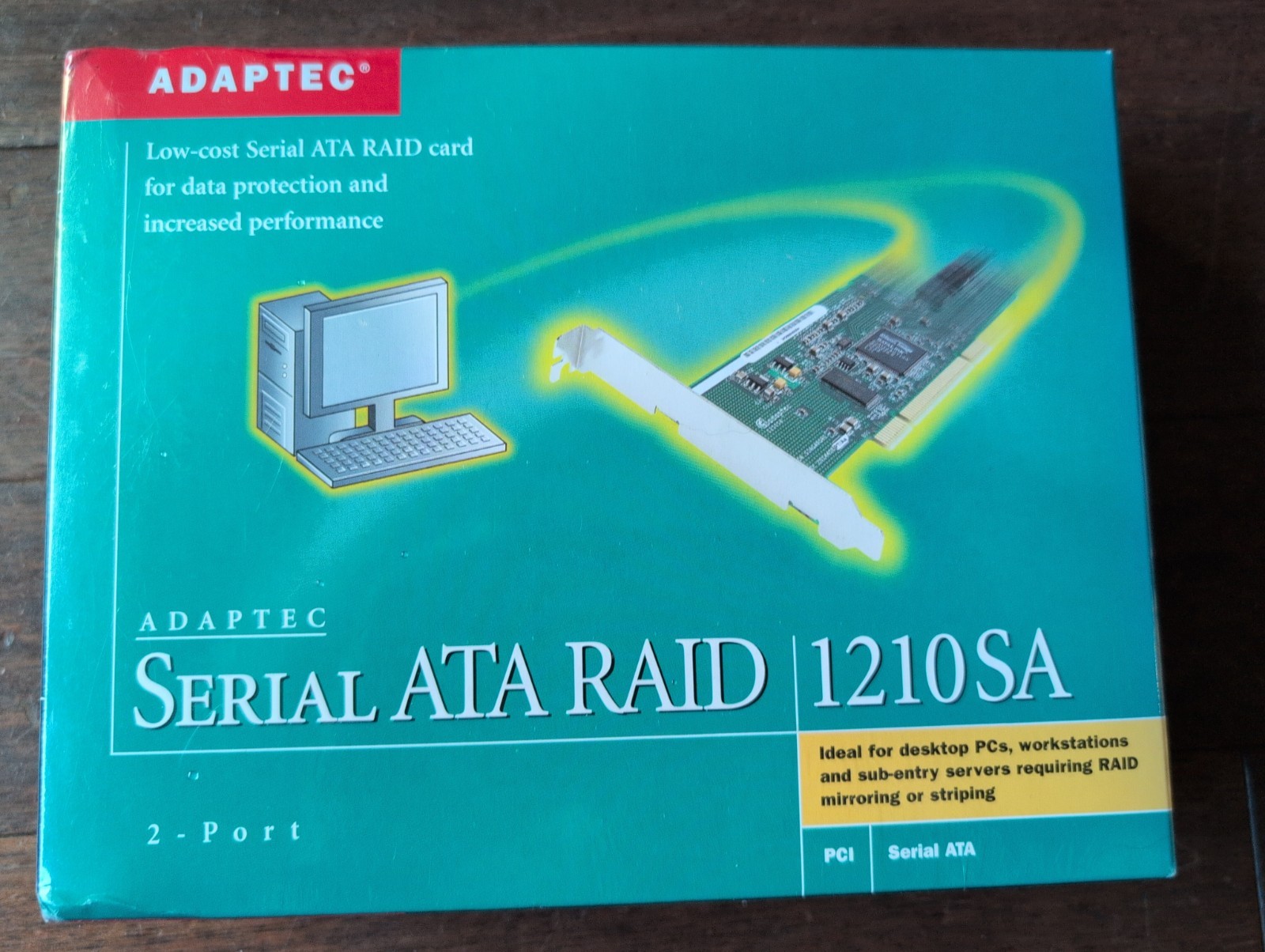 Adaptec Serial ATA RAID 1210SA Controller Card New (Vintage) 