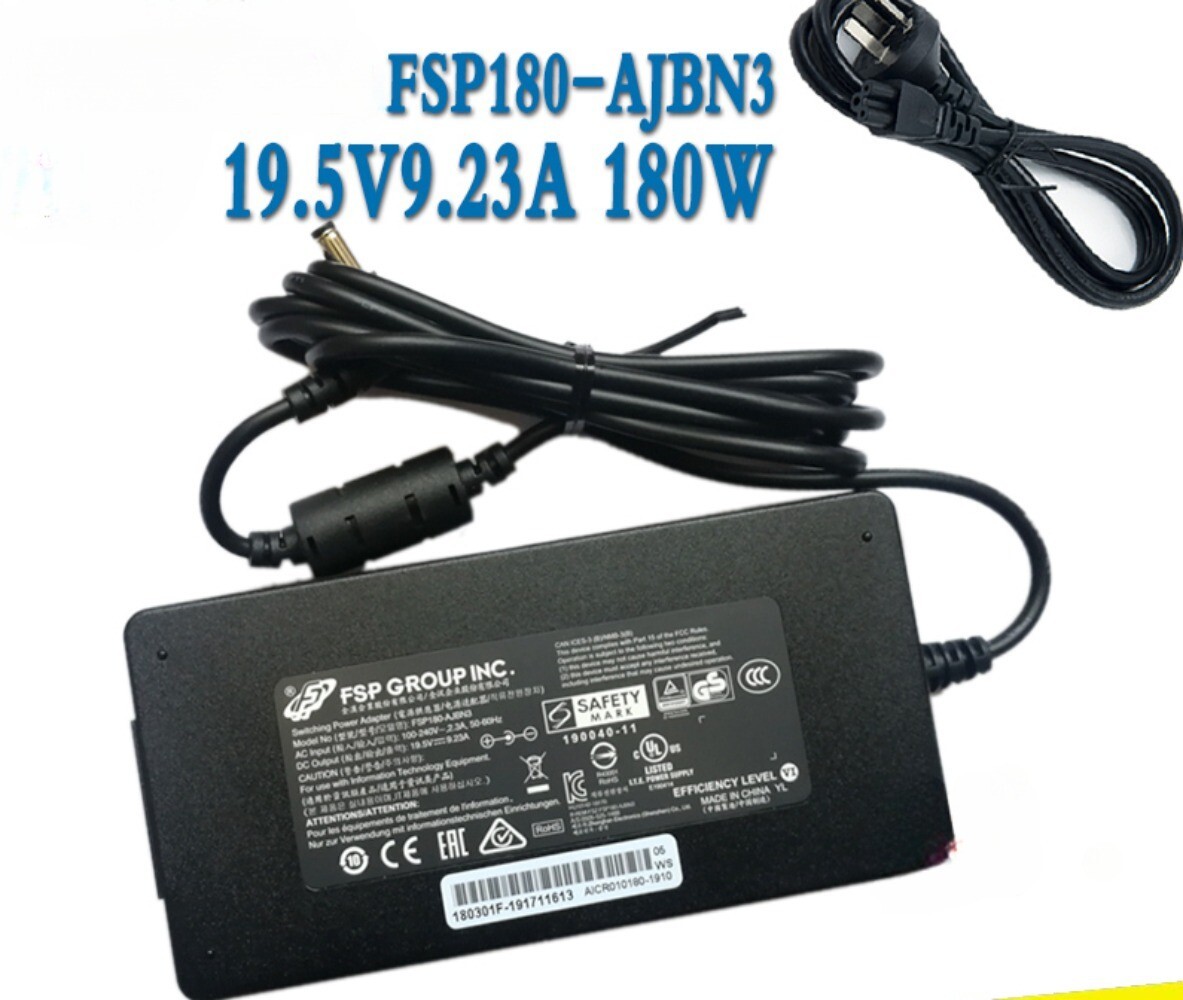 Original 180W 5.5*2.5mm Charger For Gateway GGNC51518-BK RTX3050 FSP180-AJBN3