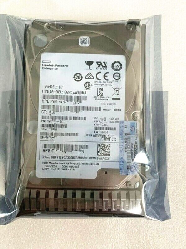 NEW 785069-B21 785411-001 HPE 900GB 12G 10K SFF 2.5" SAS SC HDD HARD DRIVE