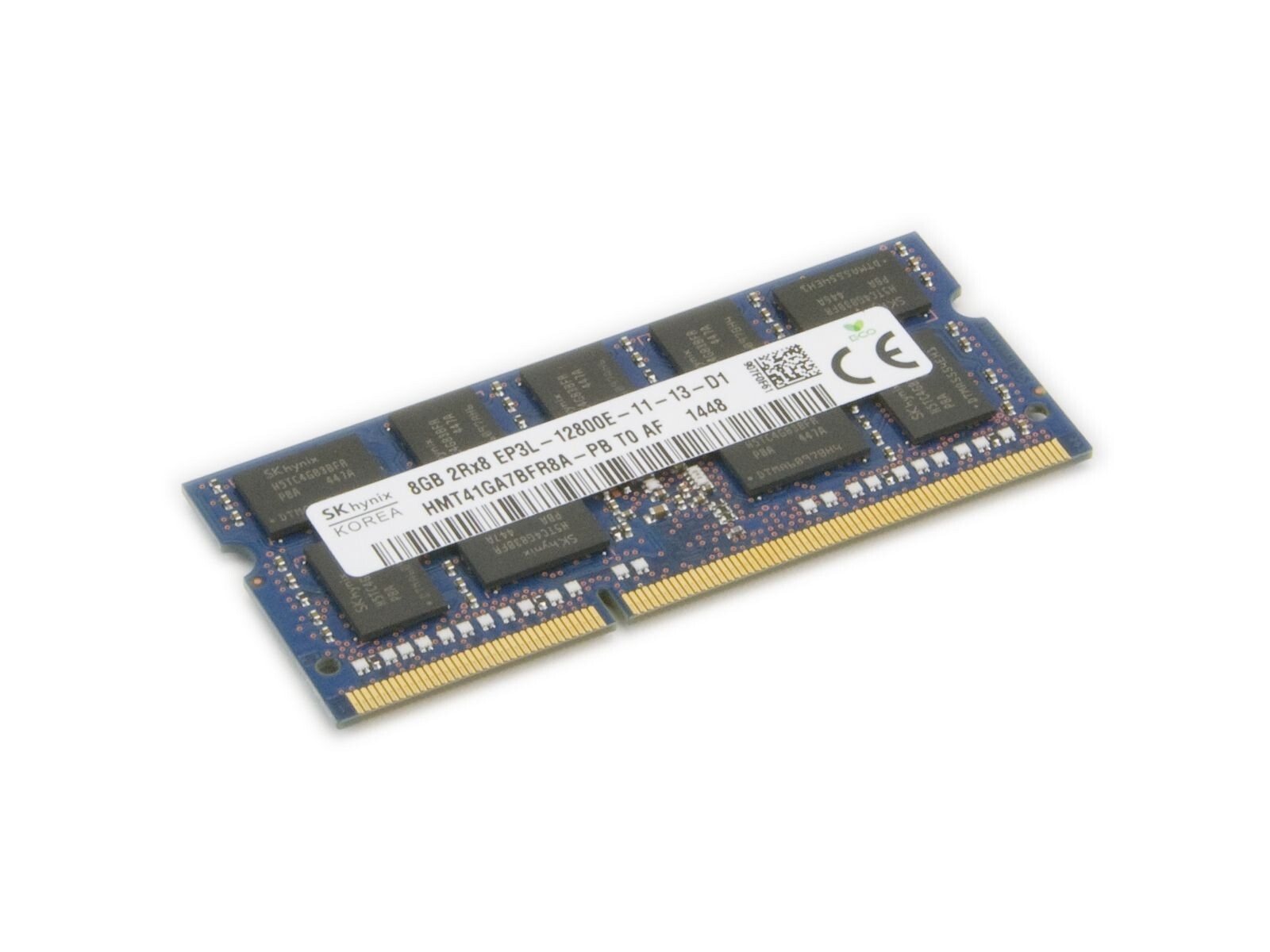 LOT6 x HYNIX 8GB 2RX8 EP3L-12800E DDR3-1600MHz ECC SODMM Memory HMT41GA7BFR8A-PB