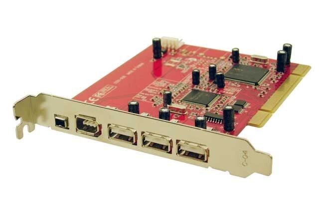 Adaptec 2-Firewire & 3-USB Ports PCI Adapter