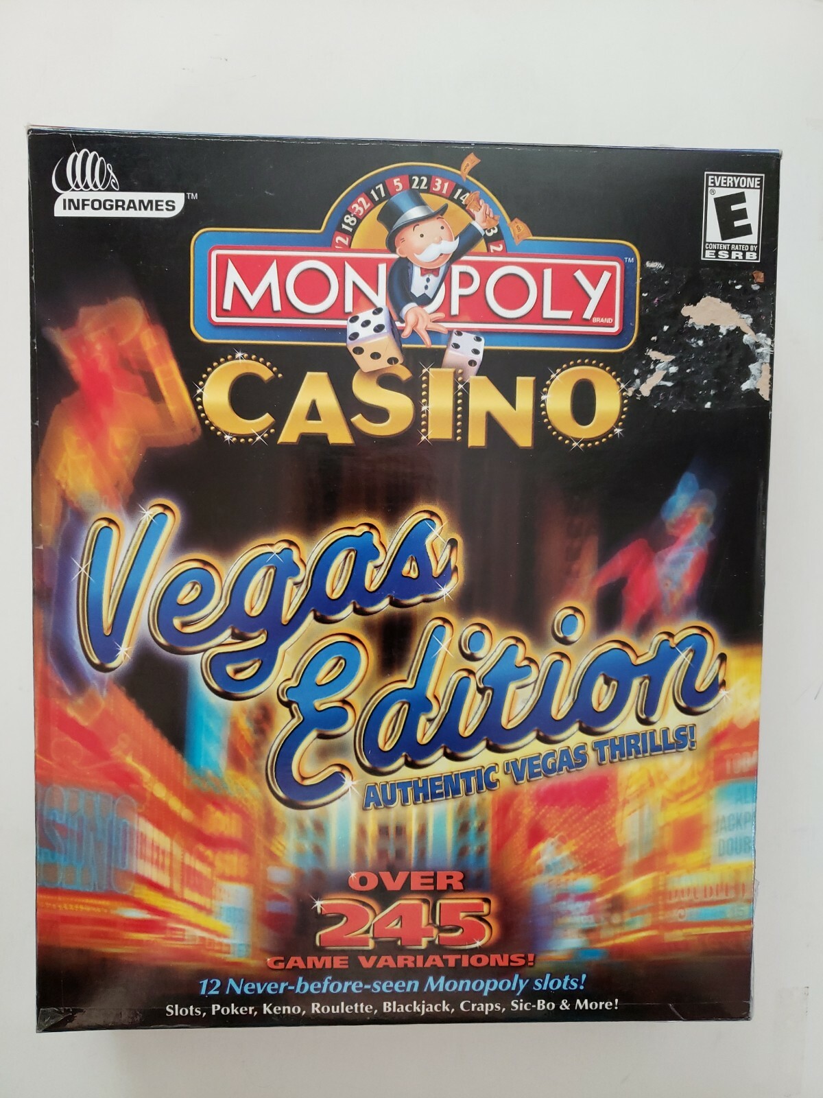 Monopoly Casino Vegas Edition Authentic Vegas Thrills (PC, 2001)