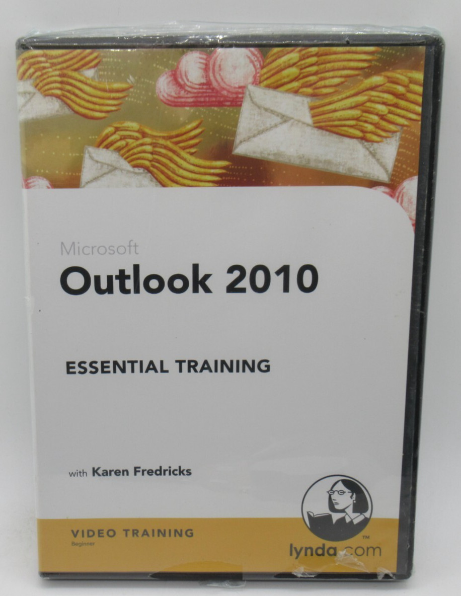 MICROSOFT OUTLOOK 2010 - ESSENTIAL VIDEO TRAINING PC CD-ROM SOFTWARE, BASICS +