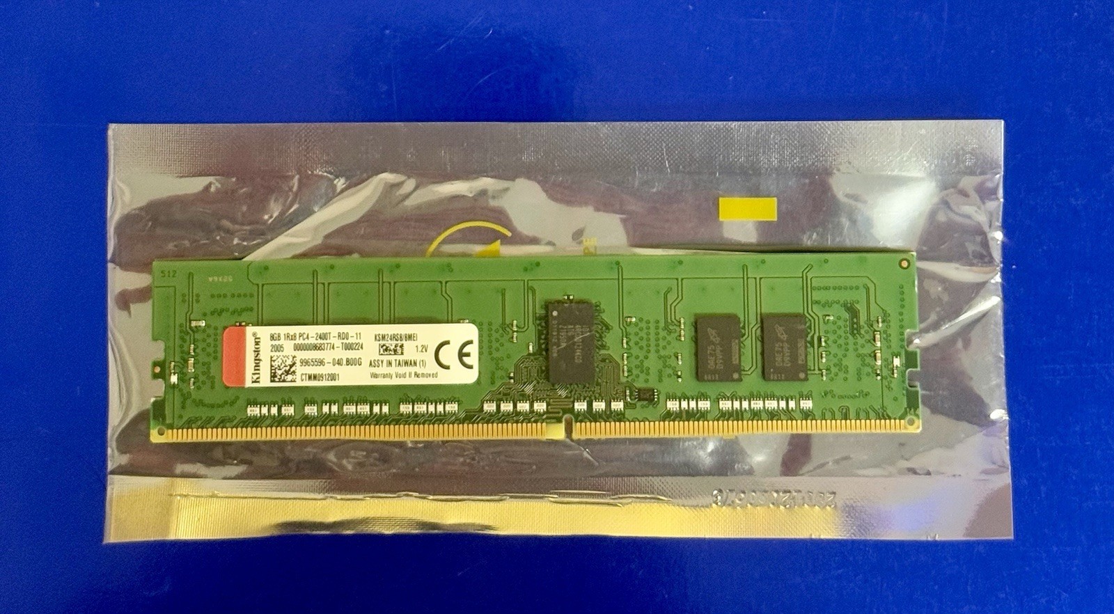 Kingston KSM24RS8/8MEI 8GB 1Rx8 PC4-2400T-RD0-11 Server Memory ECC RAM