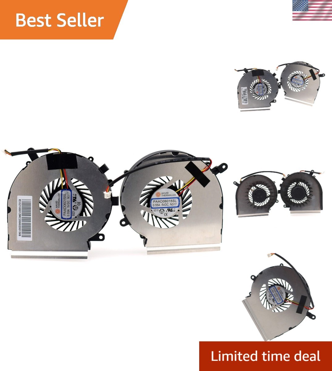 Silence Your MSi Laptop with 3-pin CPU & GPU Cooling Fan Kit - Easy Installation