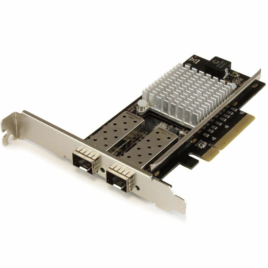 StarTech 10G Network Card - 2x 10G Open SFP+ Multimode LC Fiber Connector -