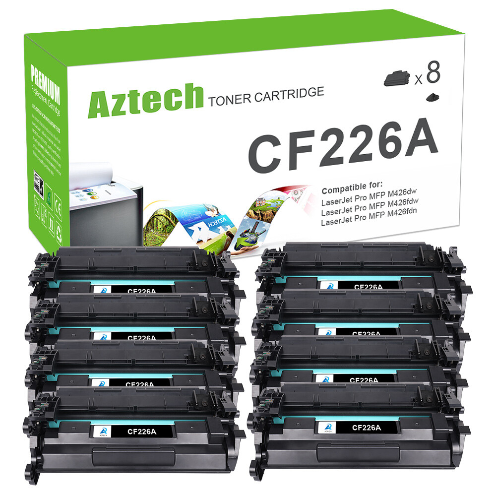 8-Pack CF226A Toner Cartridge For HP 26A Laserjet Pro M402dn M426 M402n M426fdw