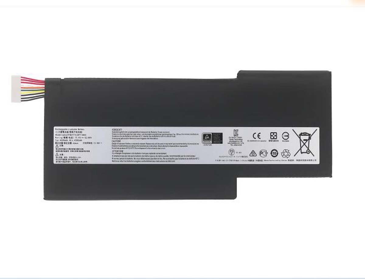 Original Battery BTY-M6K for MSI GF63 GF65 GF75 Thin GS63VR GS73 Creator 15M 17M