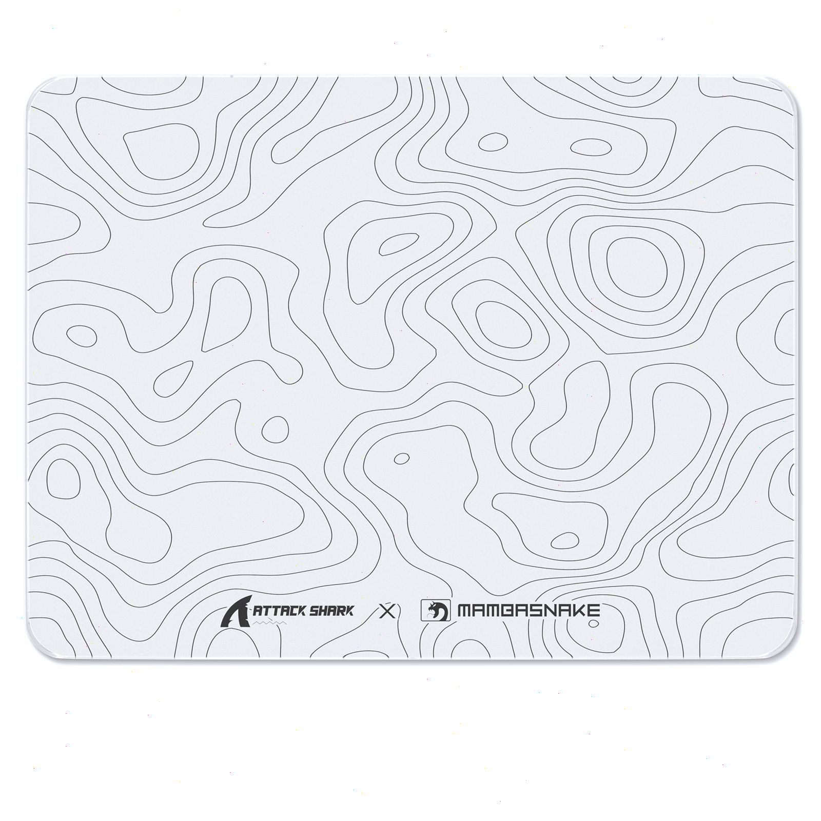ATTACK SHARK CM05SE Tempered Glass Mouse Pad Hardness Anti-Scratch Ultra-Smooth