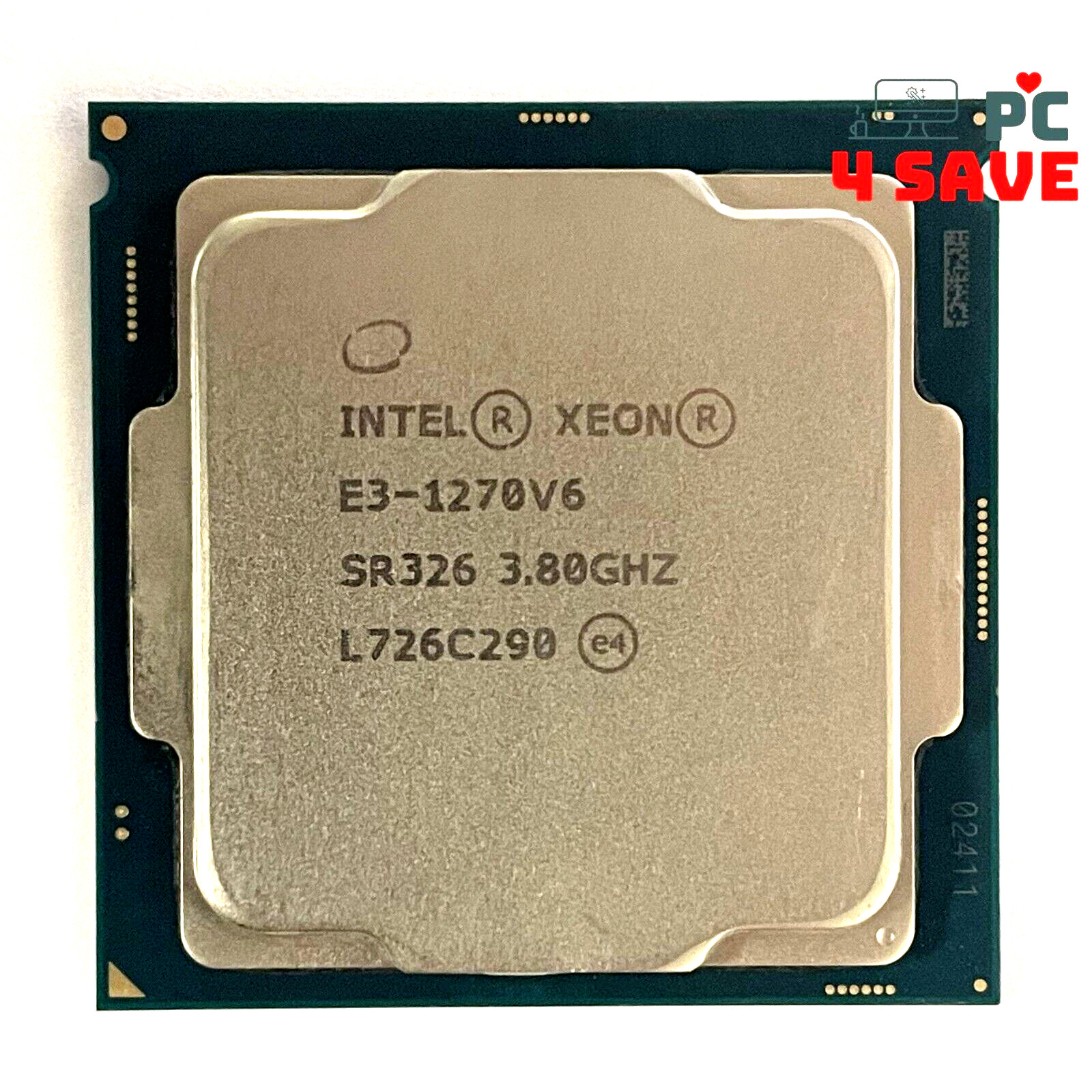 Intel Xeon E3-1270 V6 3.80GHz 4-Core 8MB LGA1151 Workstation Processor SR326 72W
