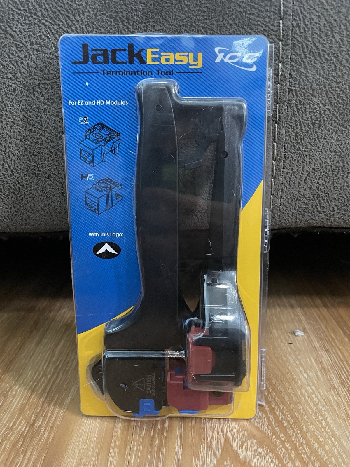 ICC JackEasy 4-Pair Termination Tool for ICC Keystone Jacks Only Cat6a, Cat