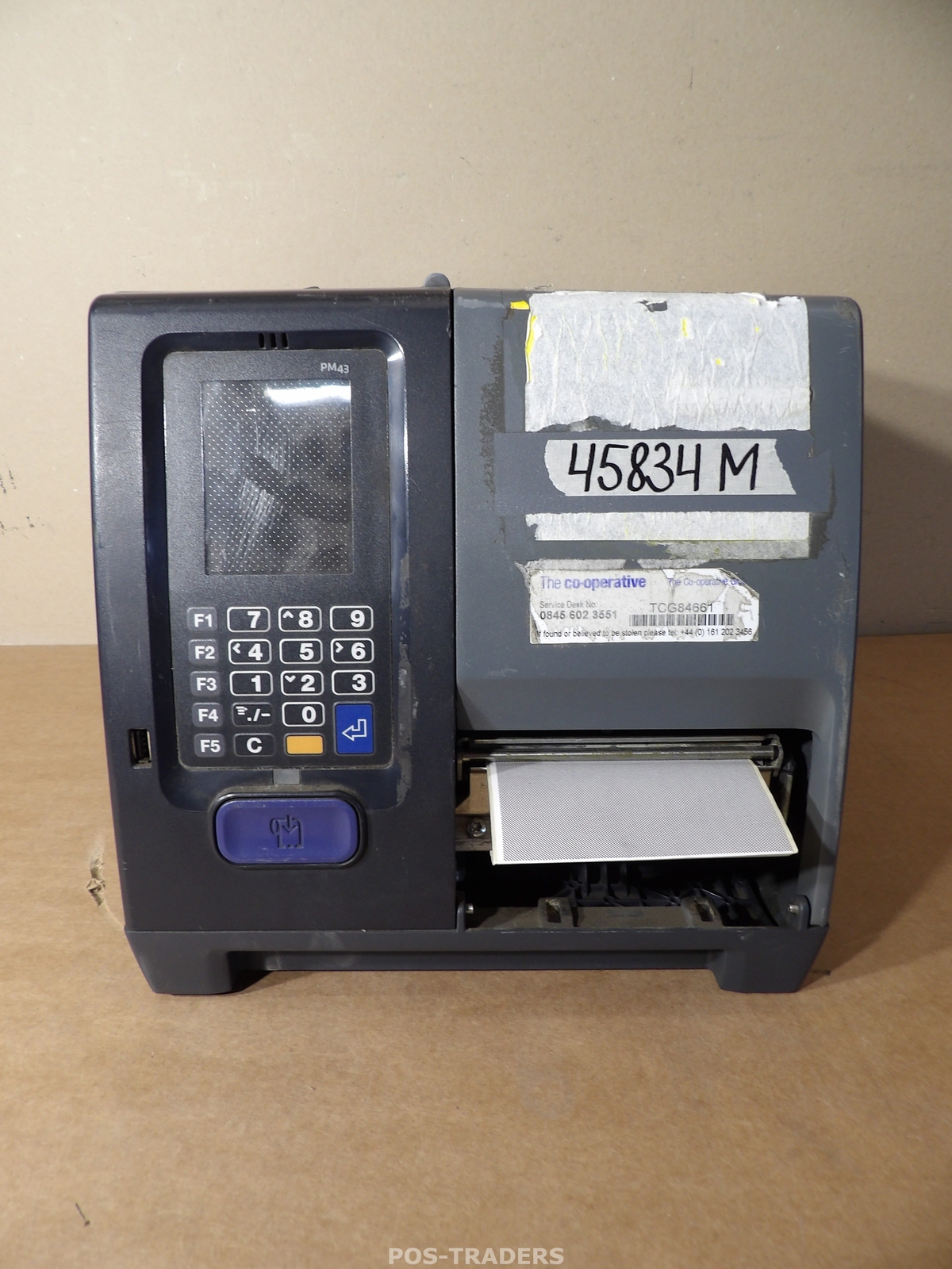 Intermec PM43 Thermal Barcode Label Printer 114mm LAN USB - 45834M - TESTED OK