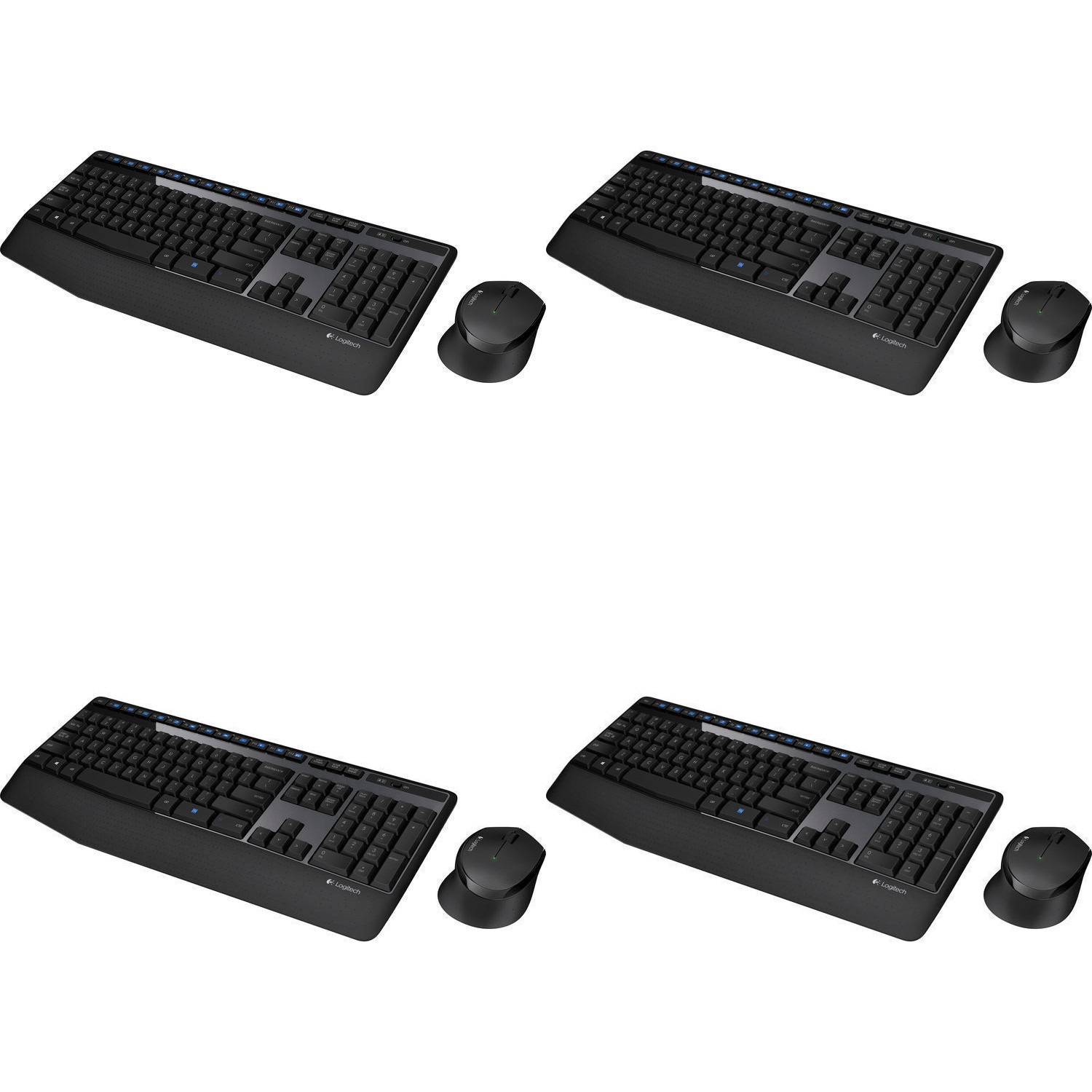 [CASE OF 4] Logitech MK345 Comfort Wireless Keyboard and Mouse Combo BRAND NEW