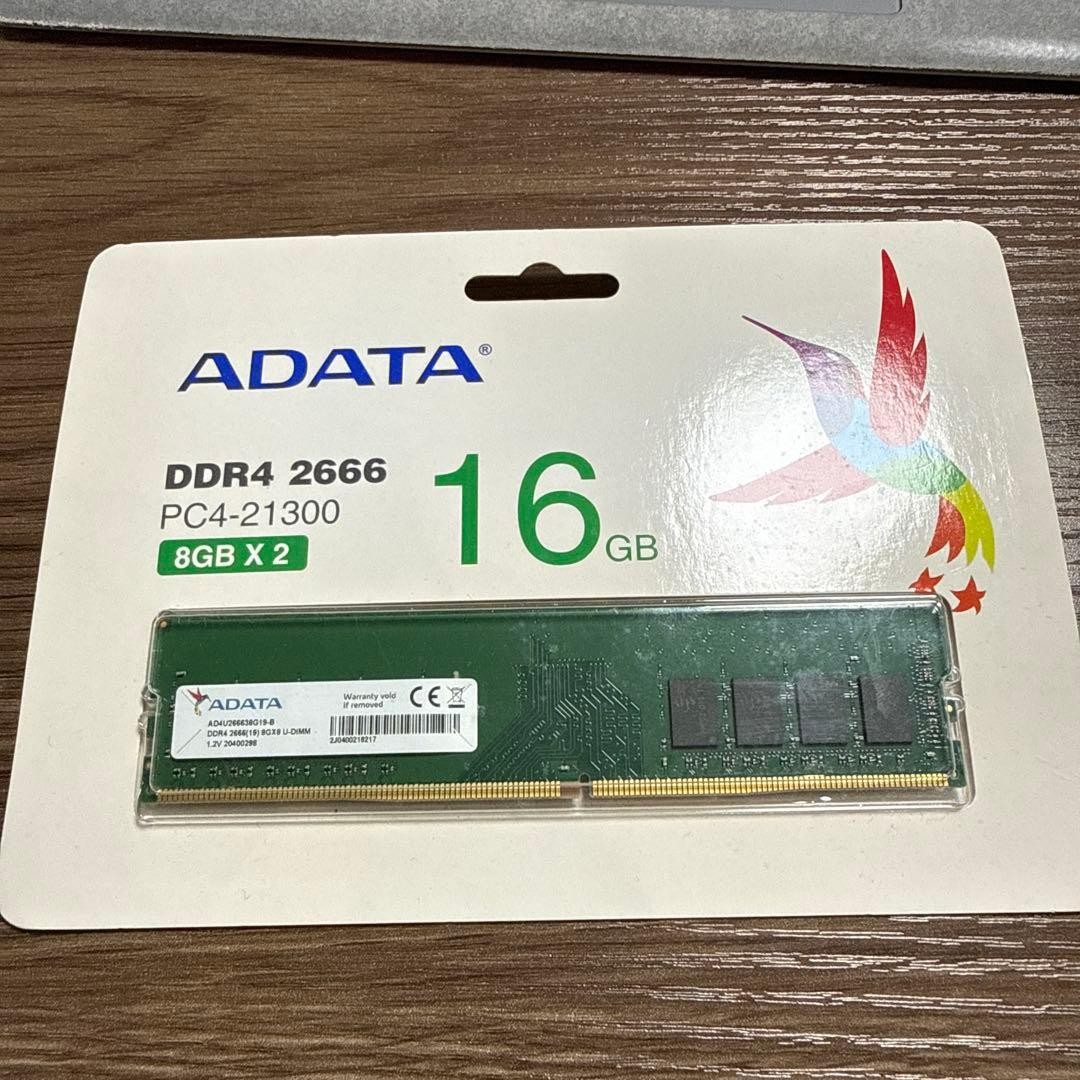 ADATA DDR4 2666MHz 16GB (8GBx2) UDIMM Desktop Memory