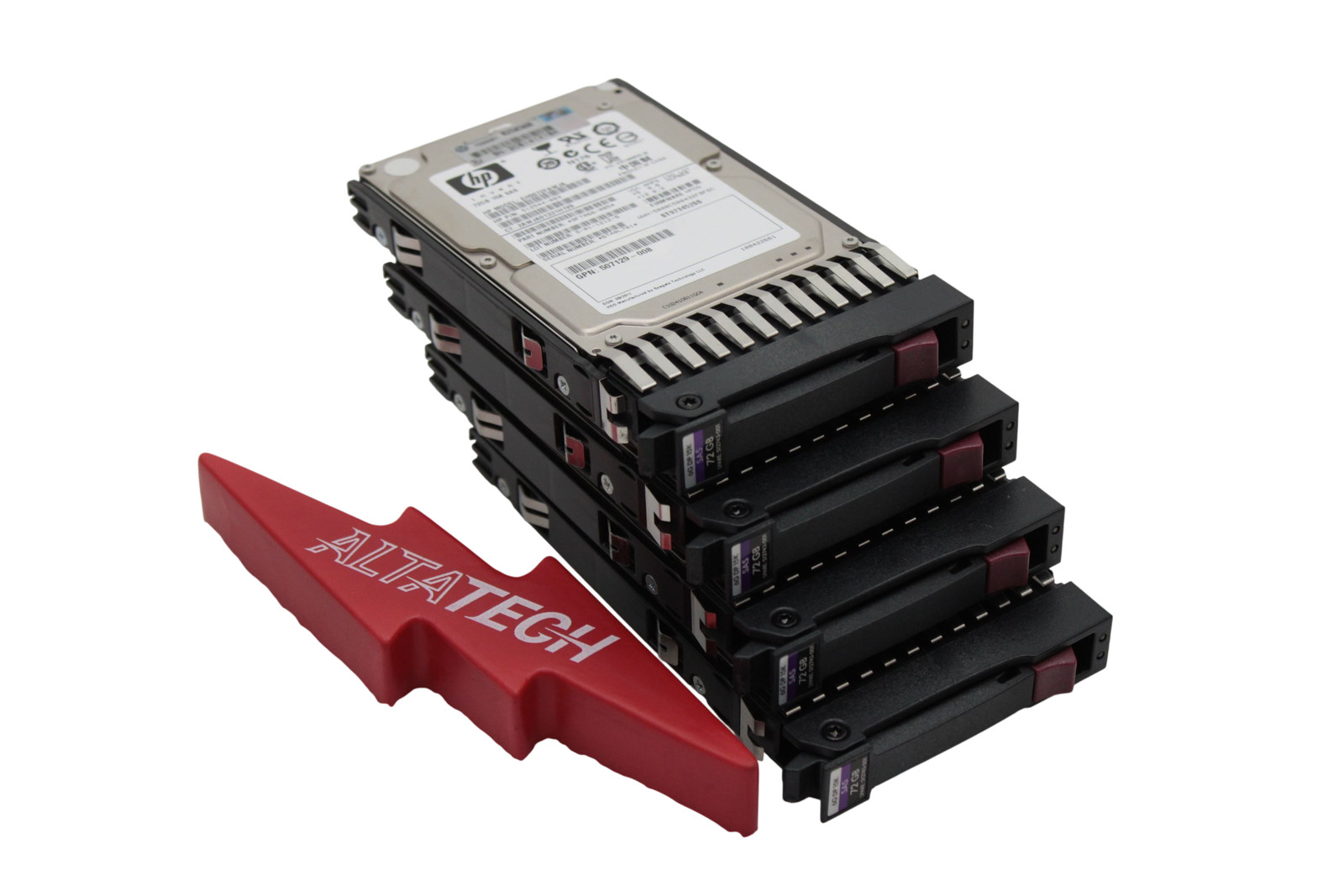 Lot of 4 - HP 512743-001 72GB 15K SAS 2.5 6G SFF DP HDD Hard Disc Drive