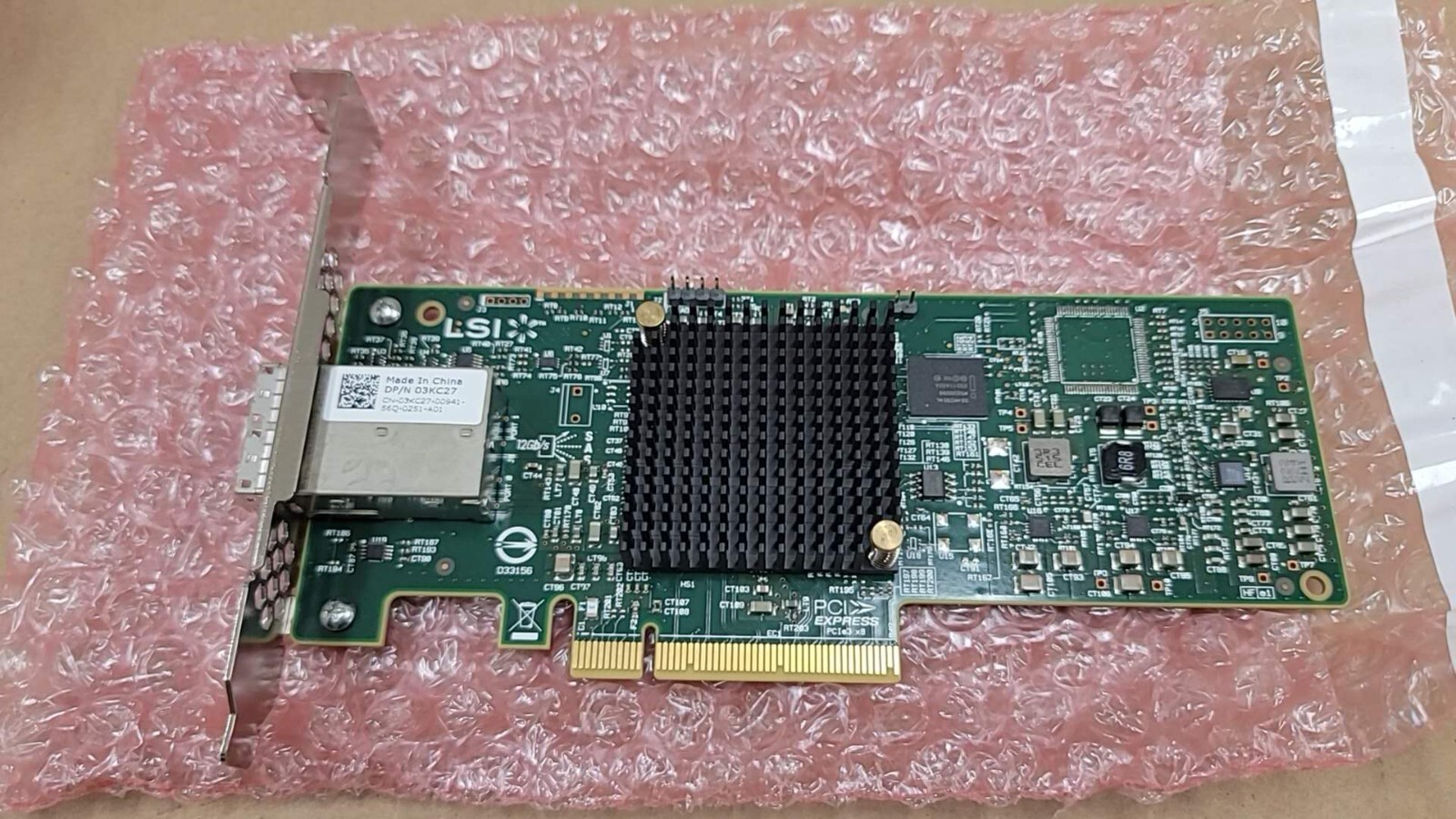 DELL 12Gb/s SAS9300-8e 8port External PCIe SAS Host Bus Adapter  3KC27