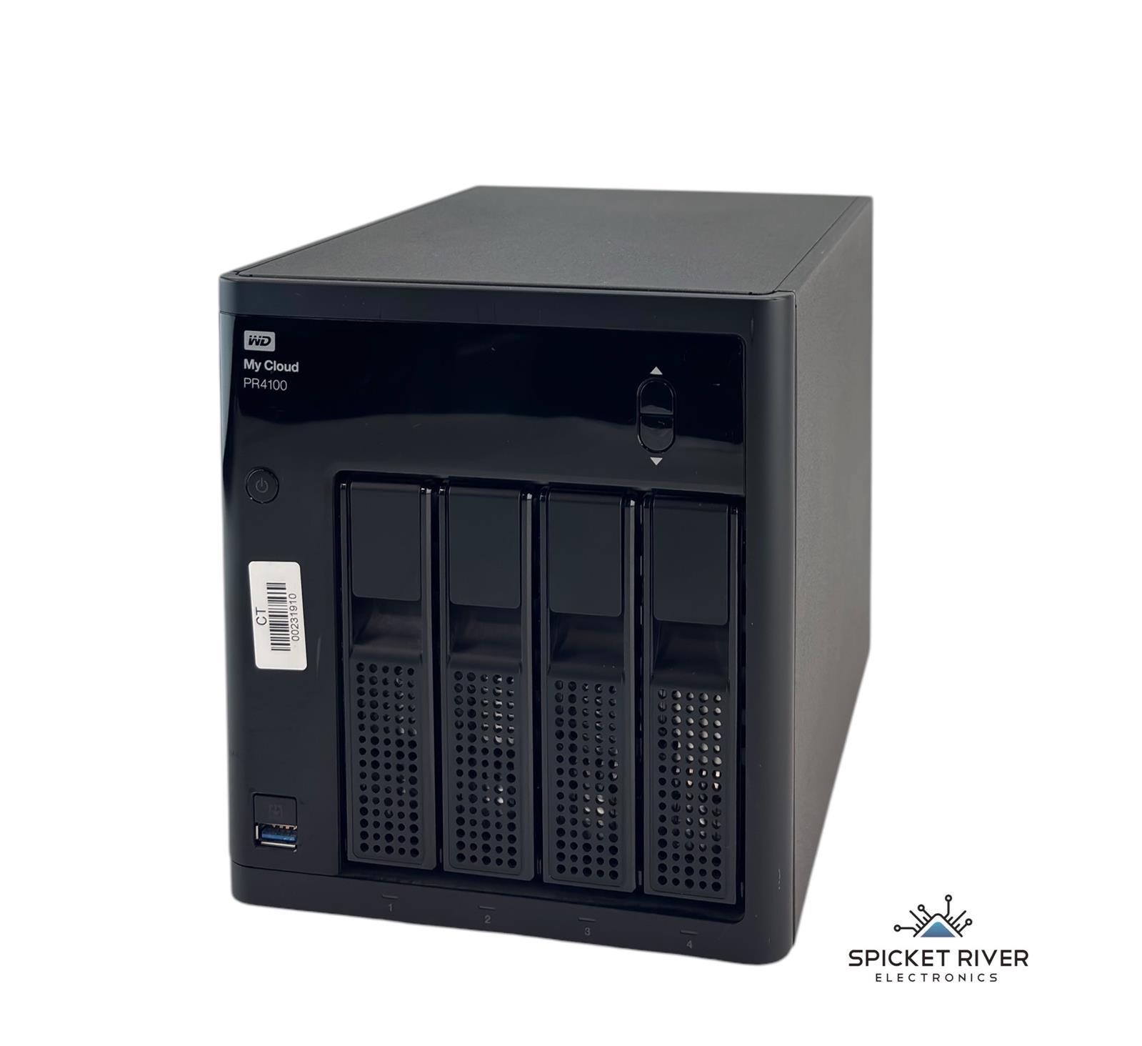 Western Digital My Cloud PR4100 4-Bay NAS Network Storage w/ 4x 1TB Dell ES.3