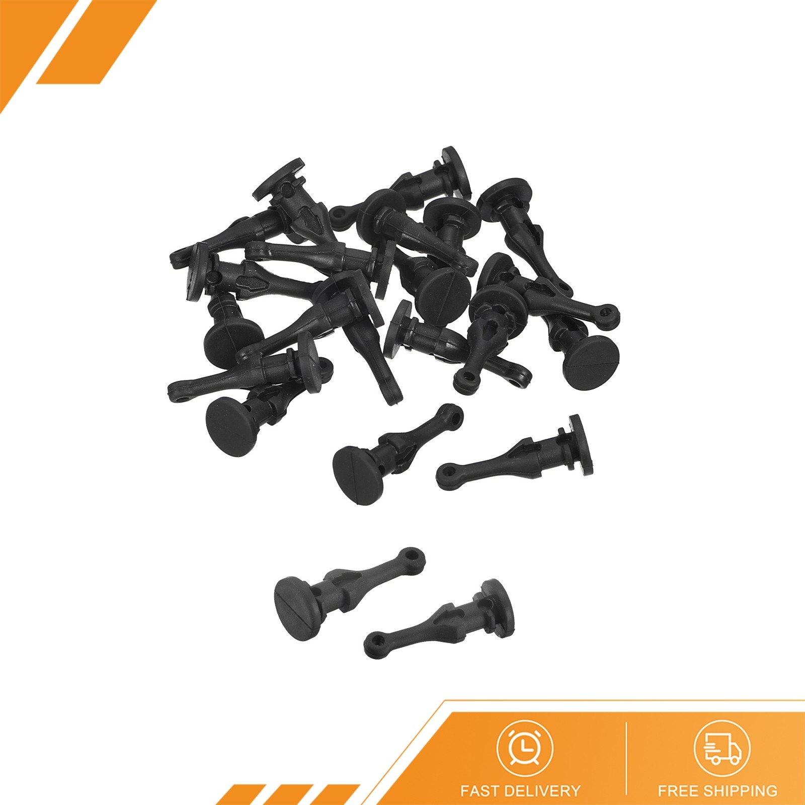 20pcs - 9mm x 22.7mm Silicone Case Fan Mount Screws Pin Rivet Reduce Vibration
