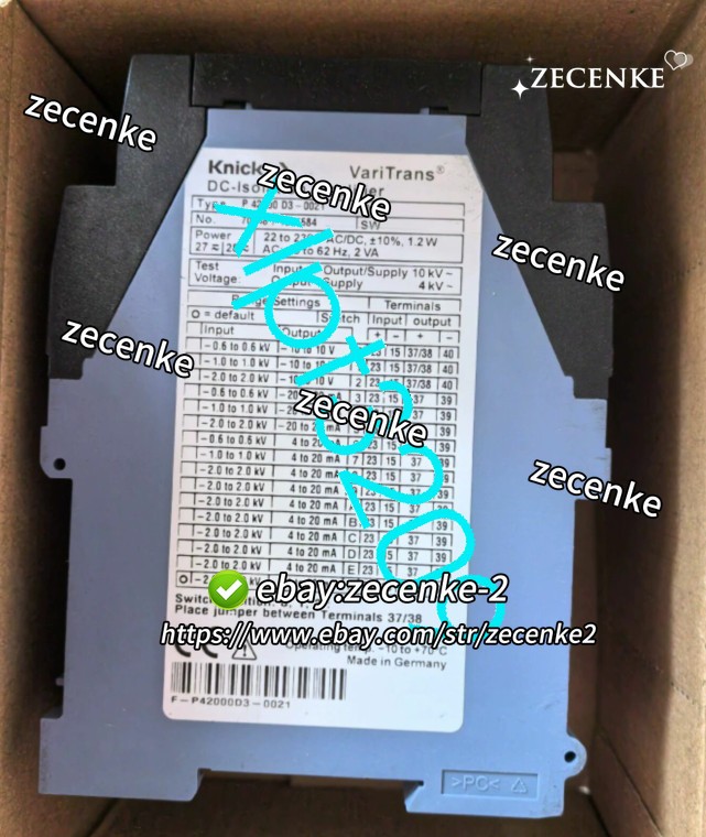 P42000D3-0021 New Knick isolation amplifier FedEx or DHL