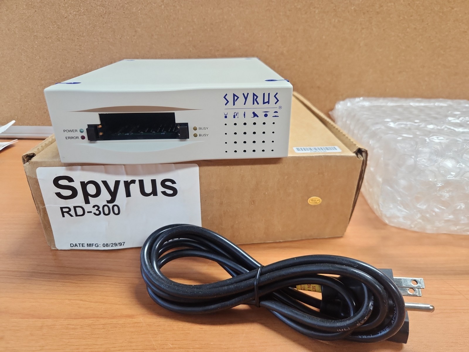 Vintage 1997 Spyrus RD300 SCSI CF Drive Card Reader New In Box 