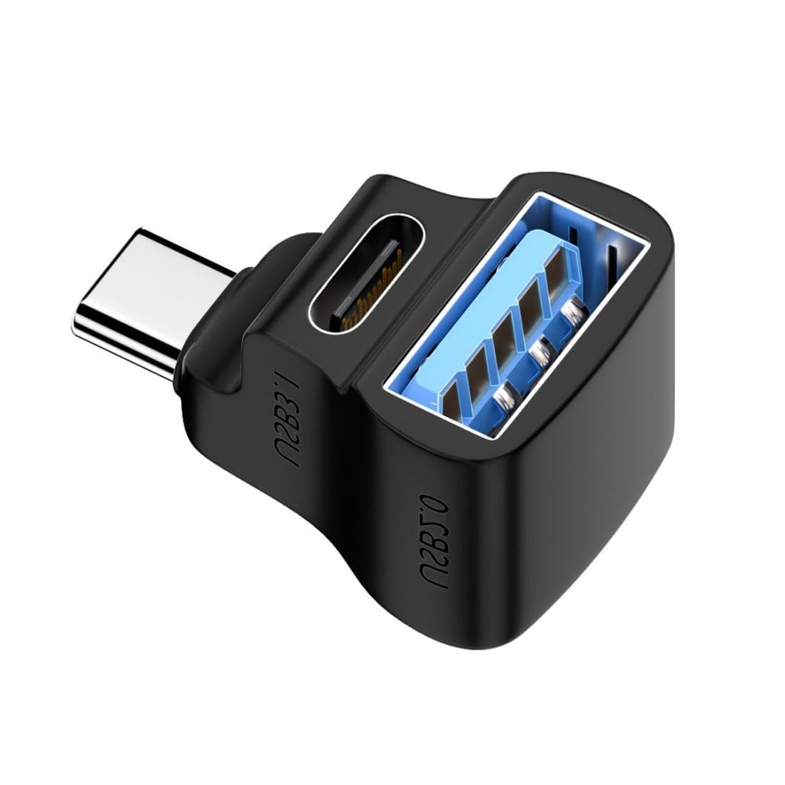 chenyang USB C Splitter,USB C to 2.0/USB C 20Gbps PD100W 4K60Hz Black