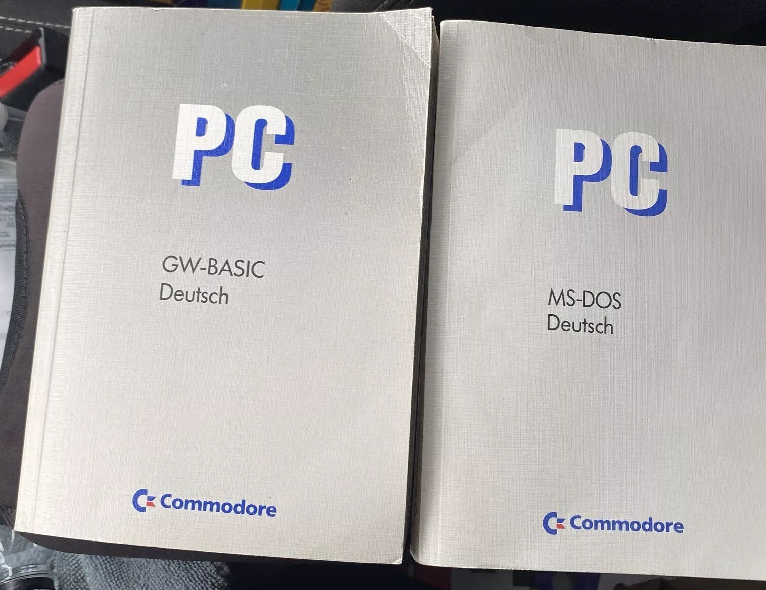 Commodore PC MS-DOS 3.3 and GW-BASIC Book Manuals GERMAN DEUTSCH VERSION 1988
