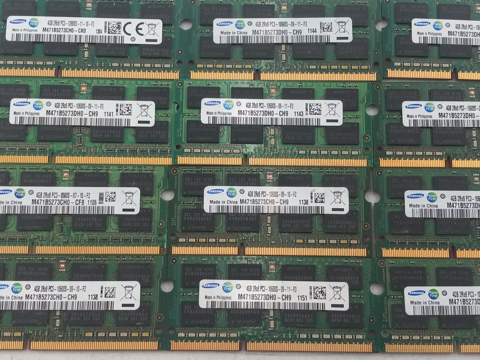 LOT OF 29 SAMSUNG 4GB (29X4GB) PC3 LAPTOP RAM (MM665)