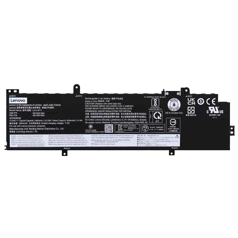 New Genuine L21L4P71 Battery for Lenovo Thinkpad T14 P14s Gen 3 2022 L21M4P72 US