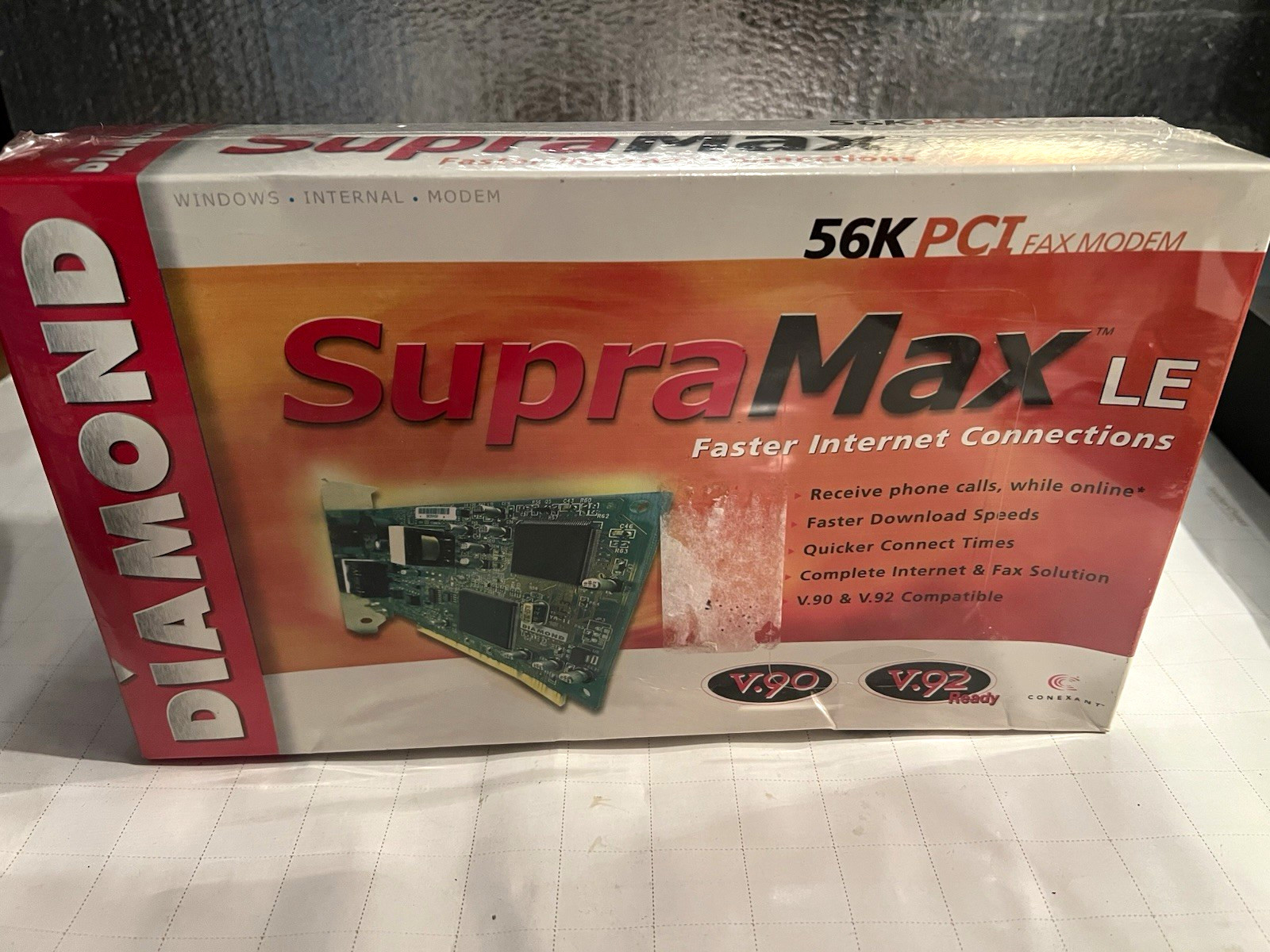 Diamond Multimedia SupraMax LE 56K PCI Fax Modem V.90/V.92/V.44 RJ-11