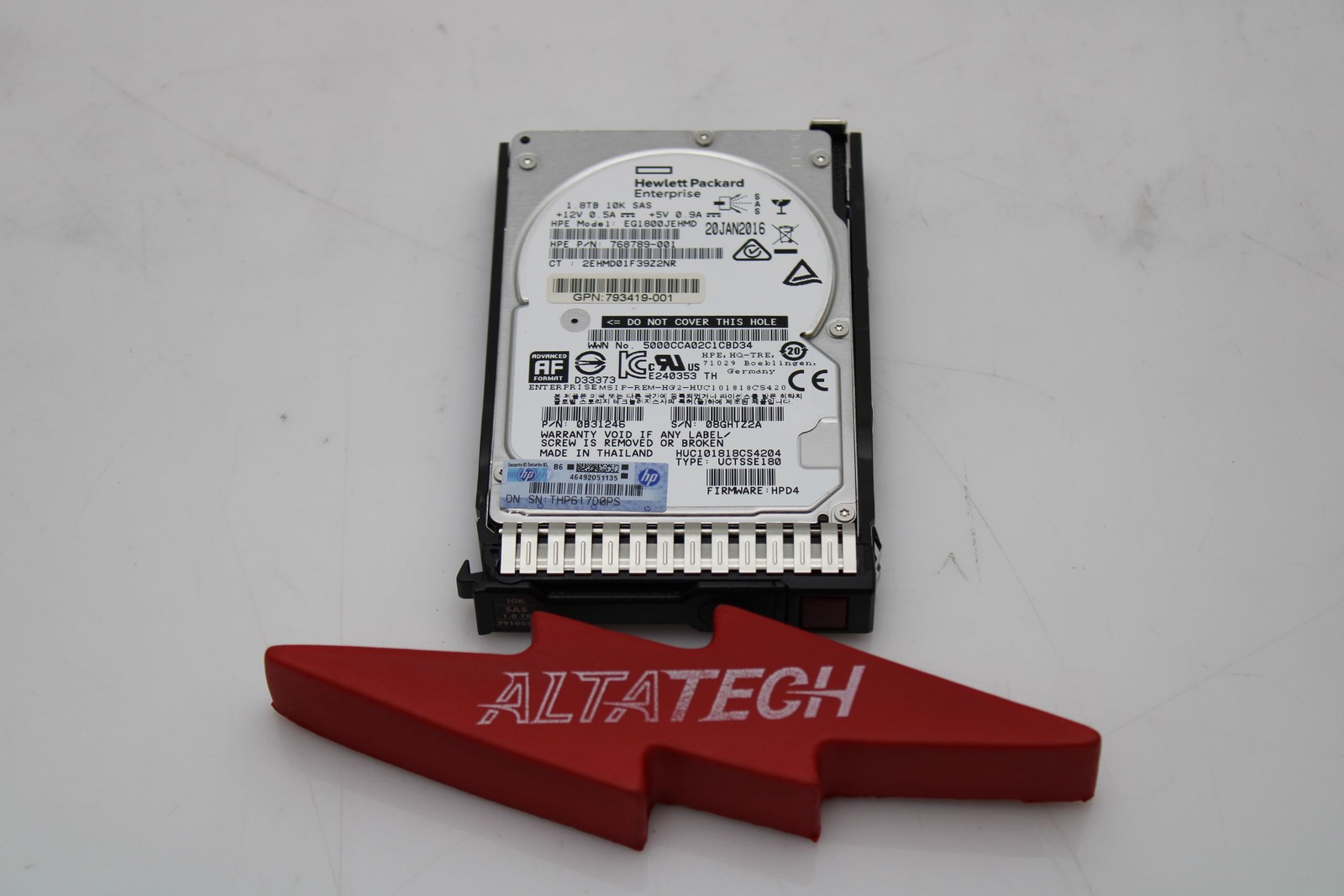 HP 791055-001 1.8TB 12G 10K SFF SC SAS 512E HDD 791034-B21
