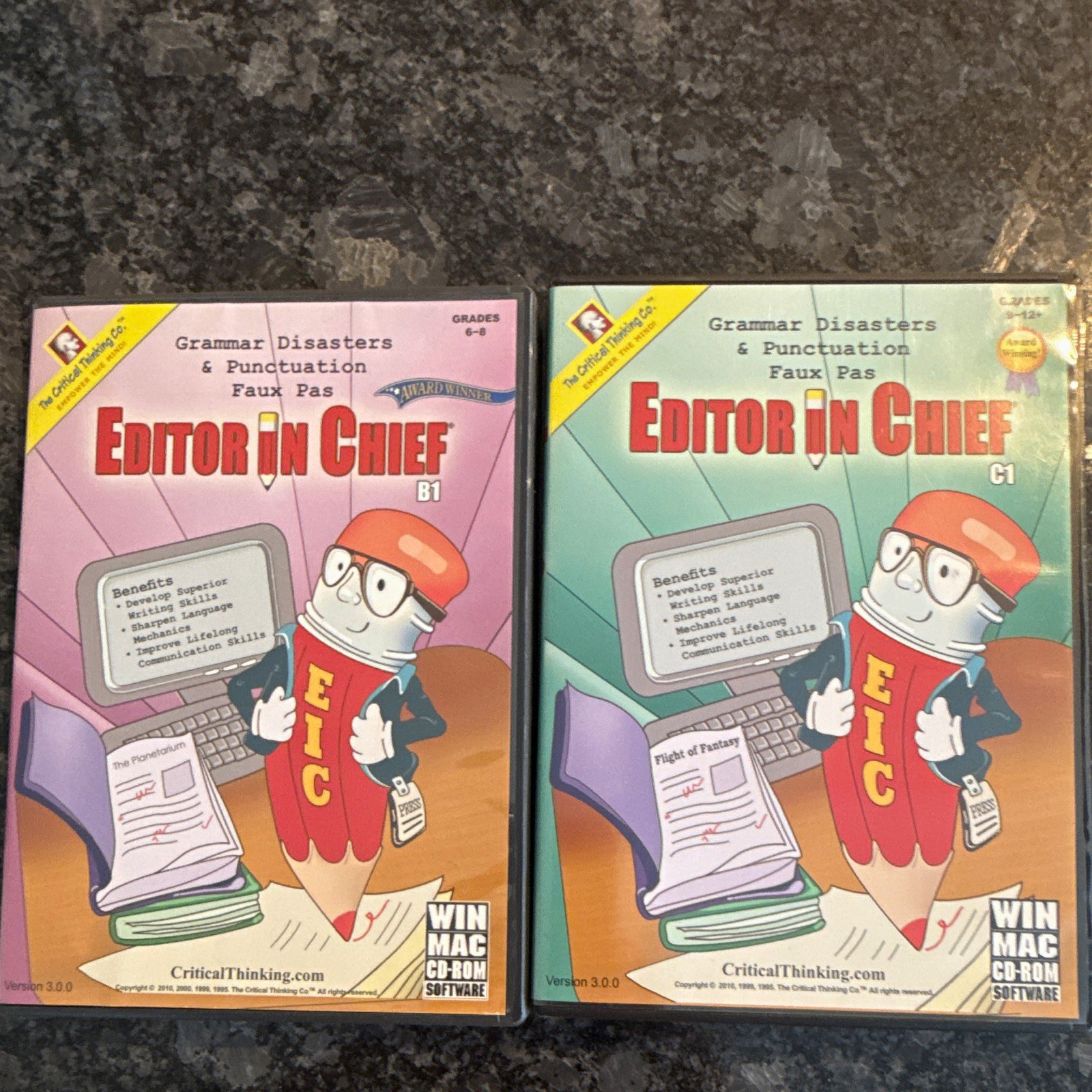The Critical Thinking Co. Editor in Chief B1/C1 CD-ROM Win/Mac