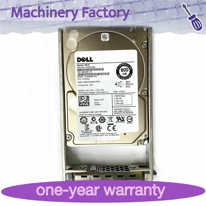 1PCS New FOR Dell 2RR9T 02RR9T 900GB 10K 6Gb/s 64MB Cache 2.5" SAS HDD ST900MM0