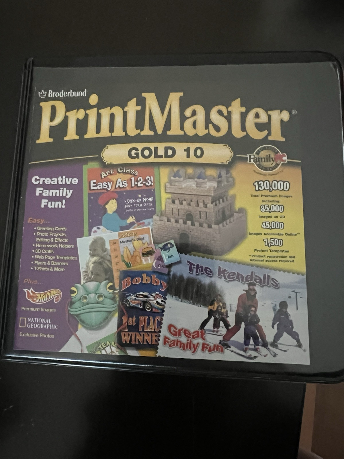 PrintMaster Gold 10 & PrintMaster 7 Deluxe Broderbund Software