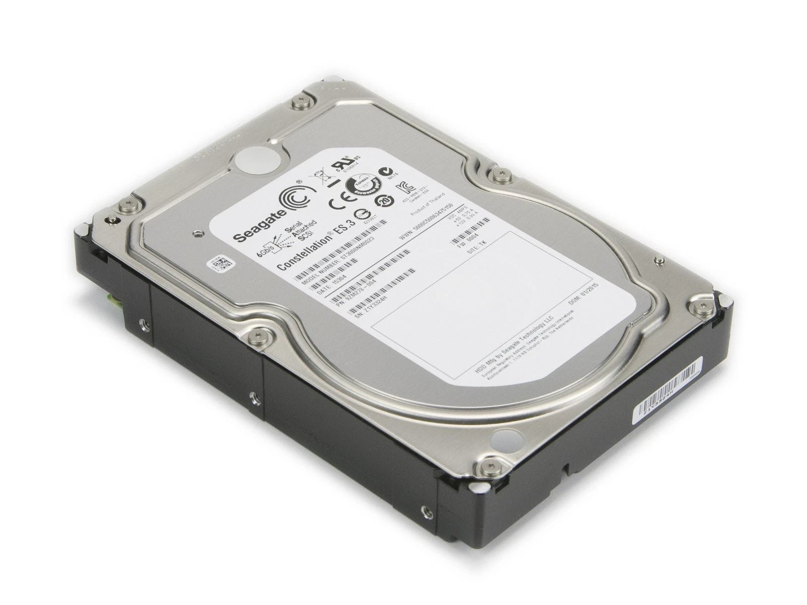 ST3000NM0023 Seagate 9ZM278 3TB 7.2K RPM 3.5" SAS Server HDD Hard Drive 003 FW