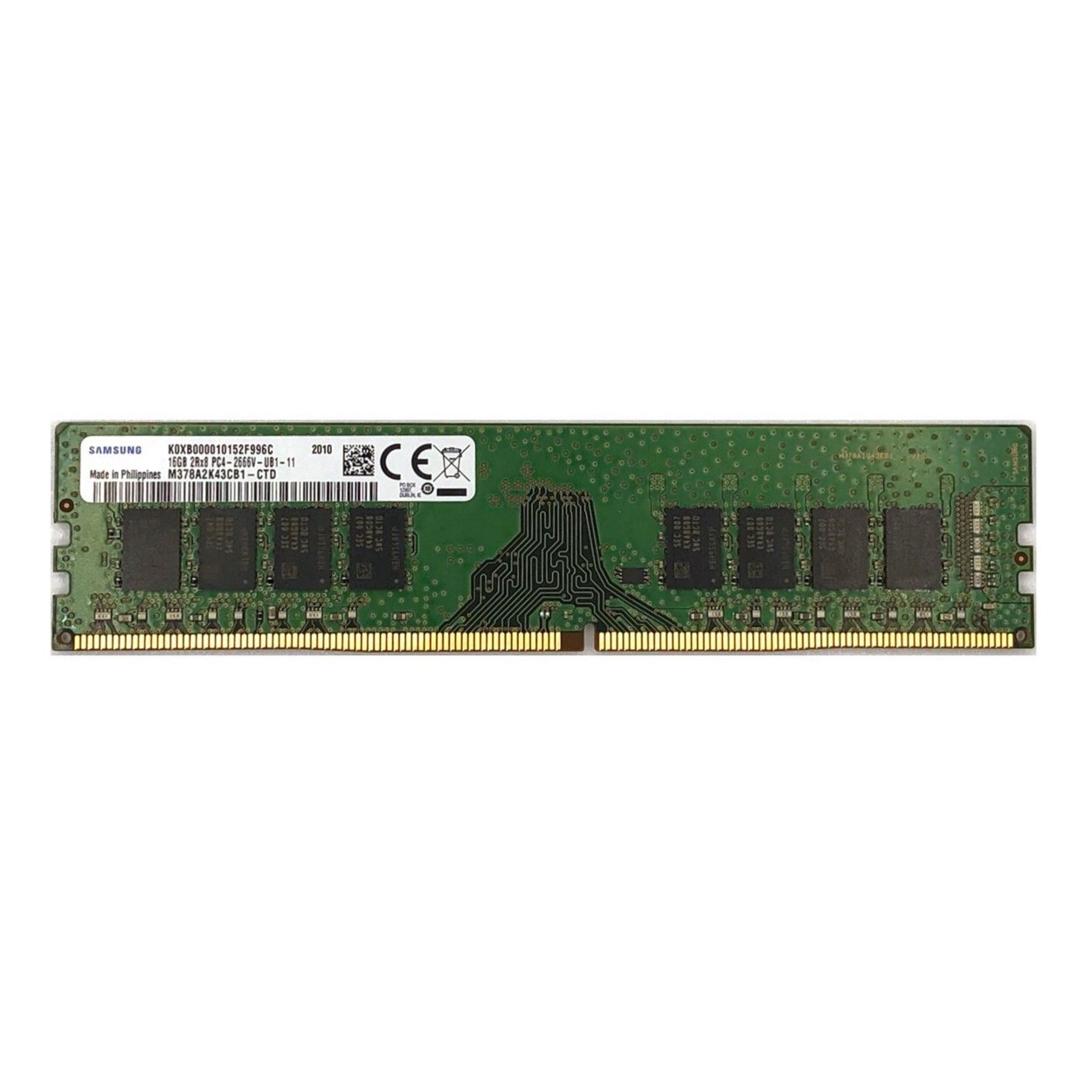 New Samsung 16GB DDR4 2666MHz PC4-21300 2RX8 UDIMM Memory Ram M378A2K43CB1-CTD