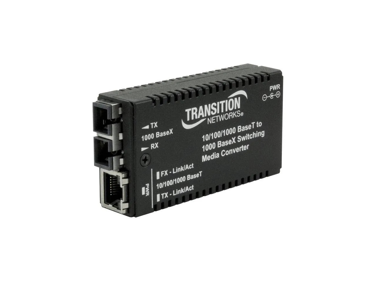 Transition Networks M/GE-PSW-SX-01(LC)-NA MINI MEDIA CONVERTER 10/100/1000B-T