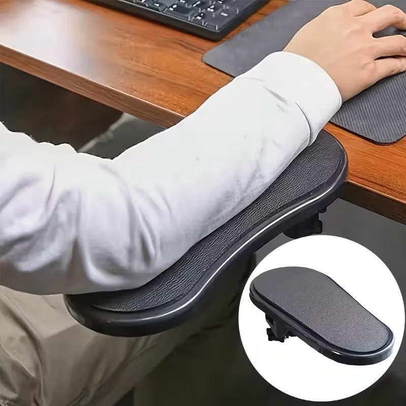 Clamp On Desk Arm Rest Ergonomic Computer Wrist Forearm Elbow Support Pad