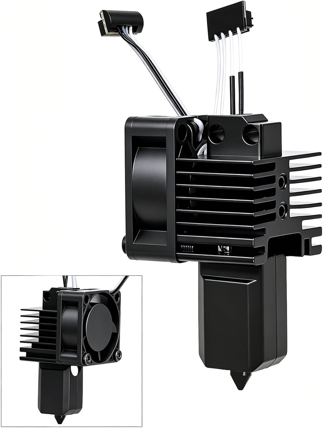 0.4mm P1S Hotend Complete Kit for Bambu Lab P1S/P1P with MPVD Anti-Stick Hardene