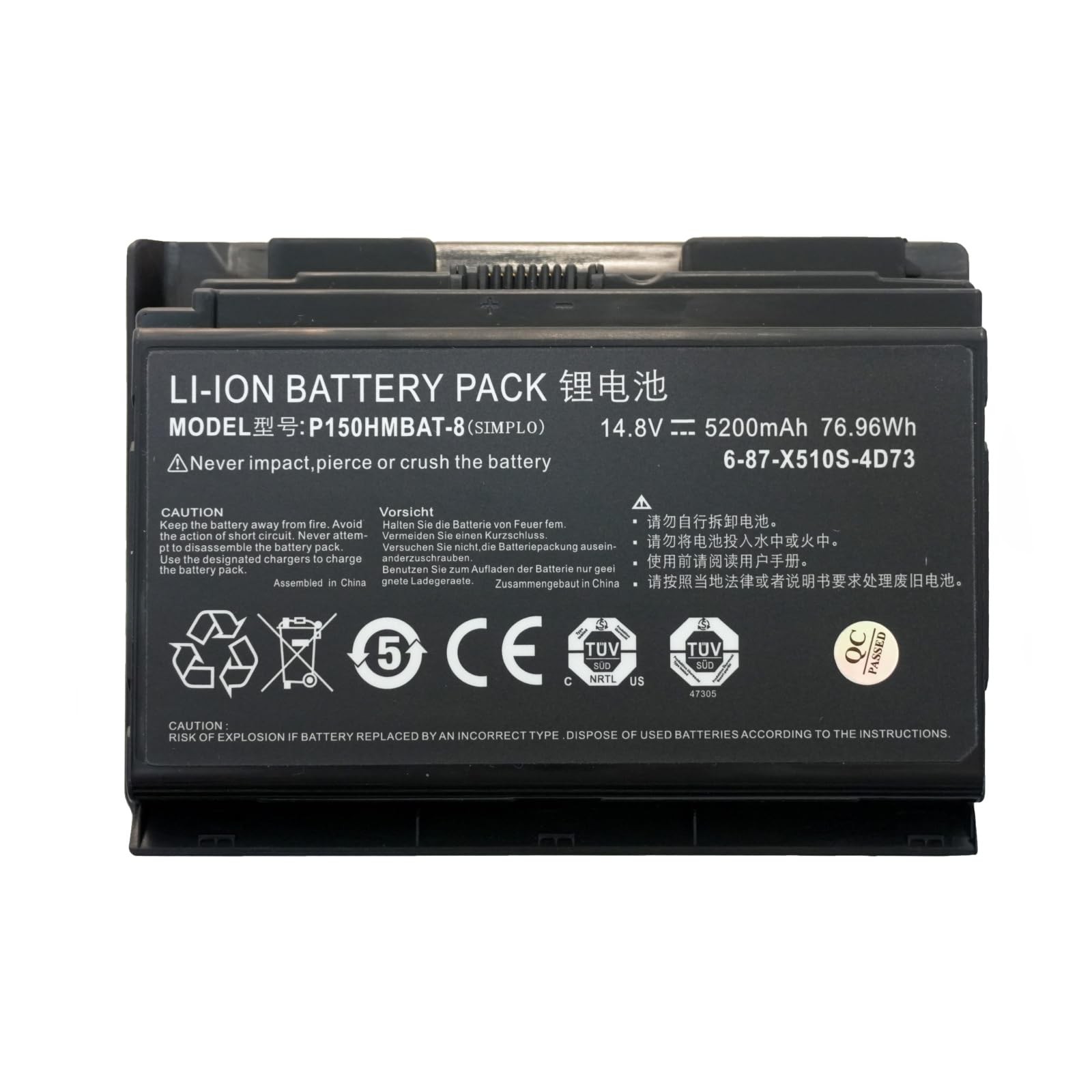 P150HMBAT-8 X510S 6-87-X510S-4D71 6-87-X510S-4D72 6-87-X510S-4D73 6-87-X510S-...