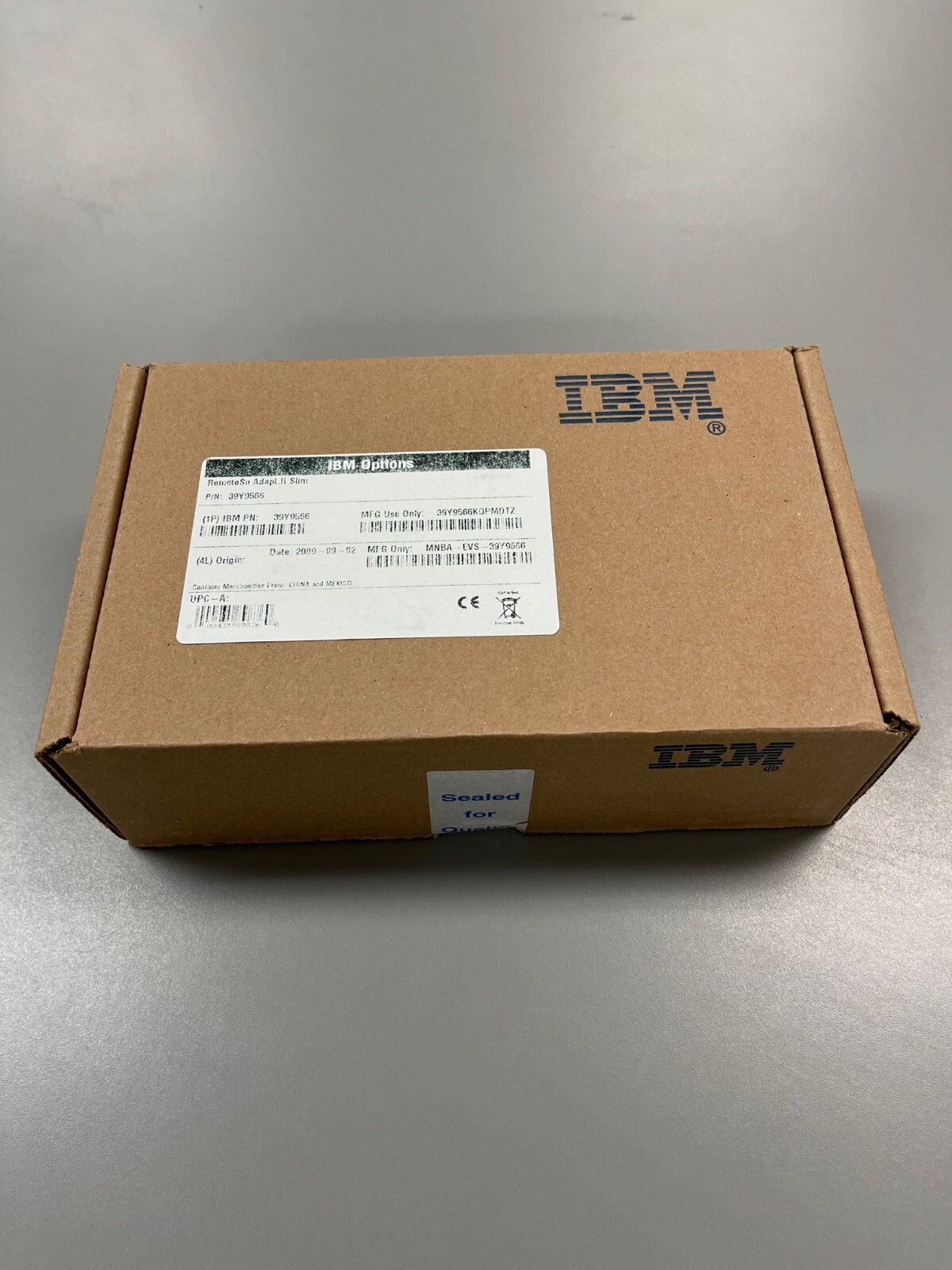 NEW-SEALED BOX- IBM 39Y9566 INTERPOSER REMOTE SUPERVISOR ADAPTOR II SL 13N0752
