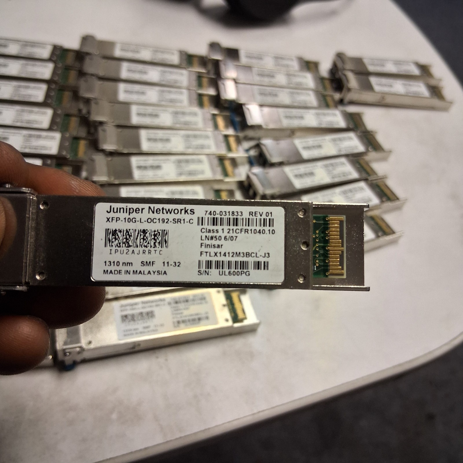 [LOT OF 3] Original Juniper XFP-10G-L-OC192-SR1 Transceiver Module
